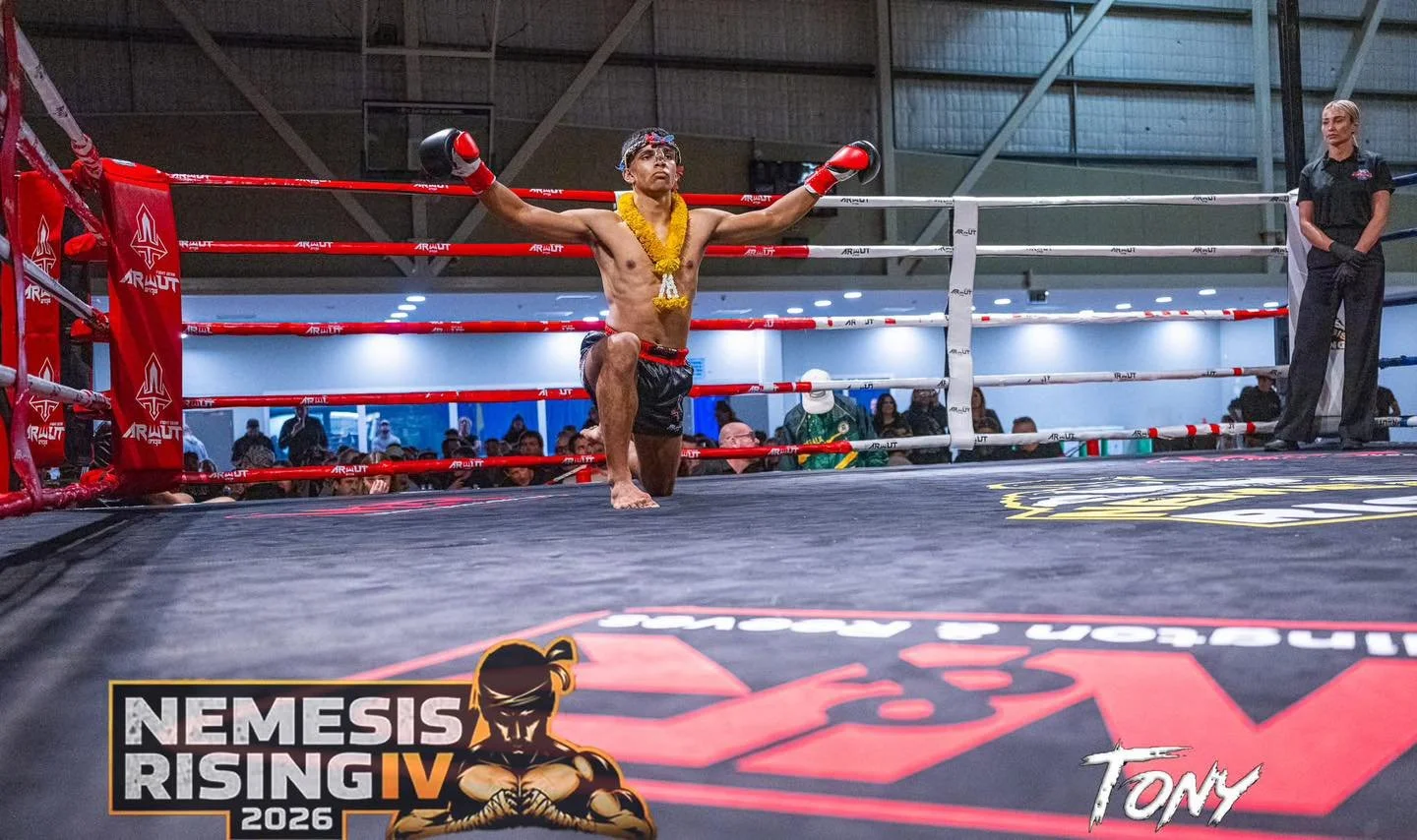 Before the fight begins, there is respect 🙏

The Wai Kru Ram Muay is one of the most sacred traditions in Muay Thai.
Fighters perform a graceful, ritualistic dance in the ring. It&rsquo;s a moving prayer of gratitude.

Wai = the Thai gesture of resp
