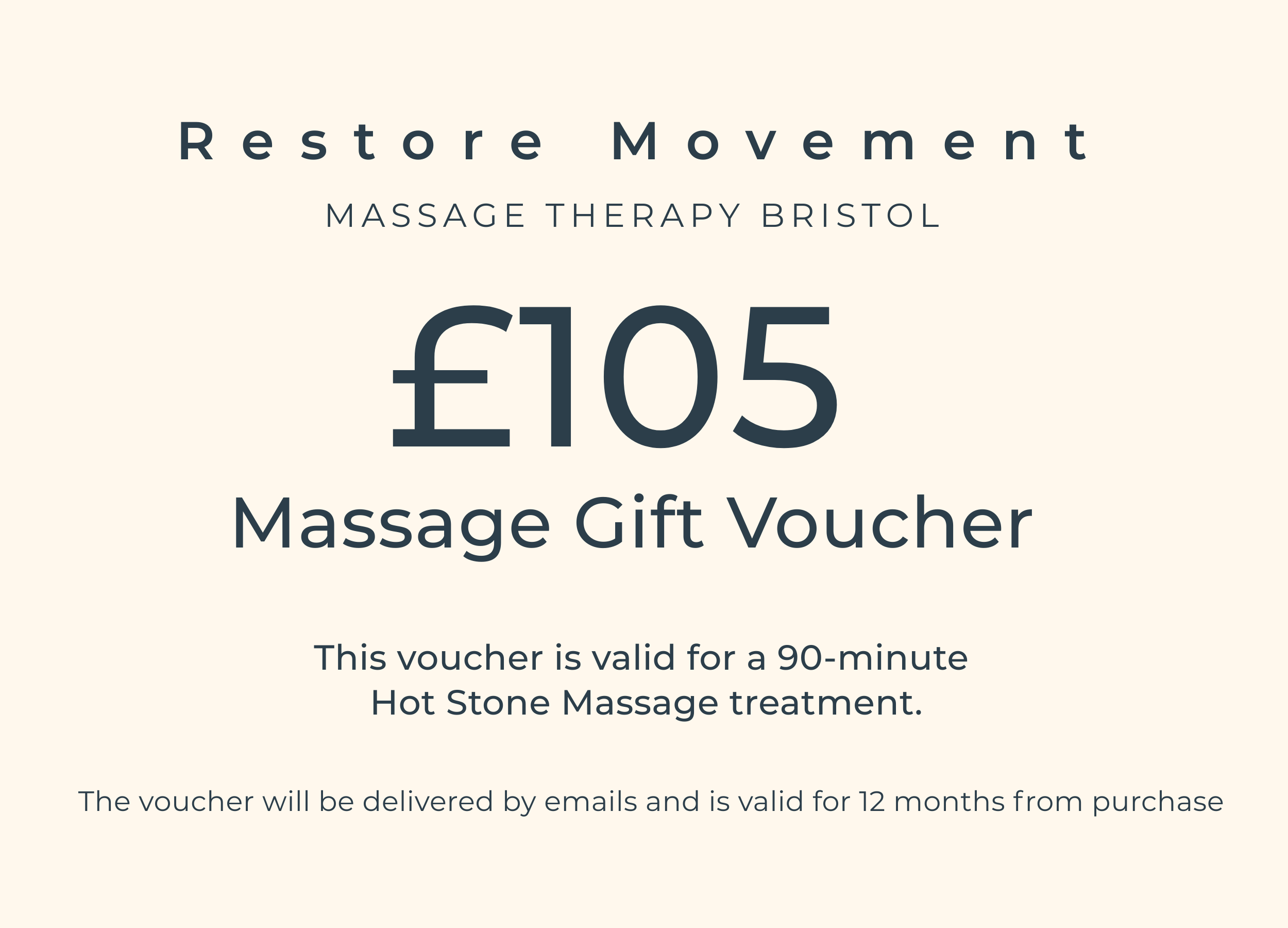 Hot Stones Treatment Gift Voucher