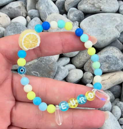 Euro summer bead bracelet