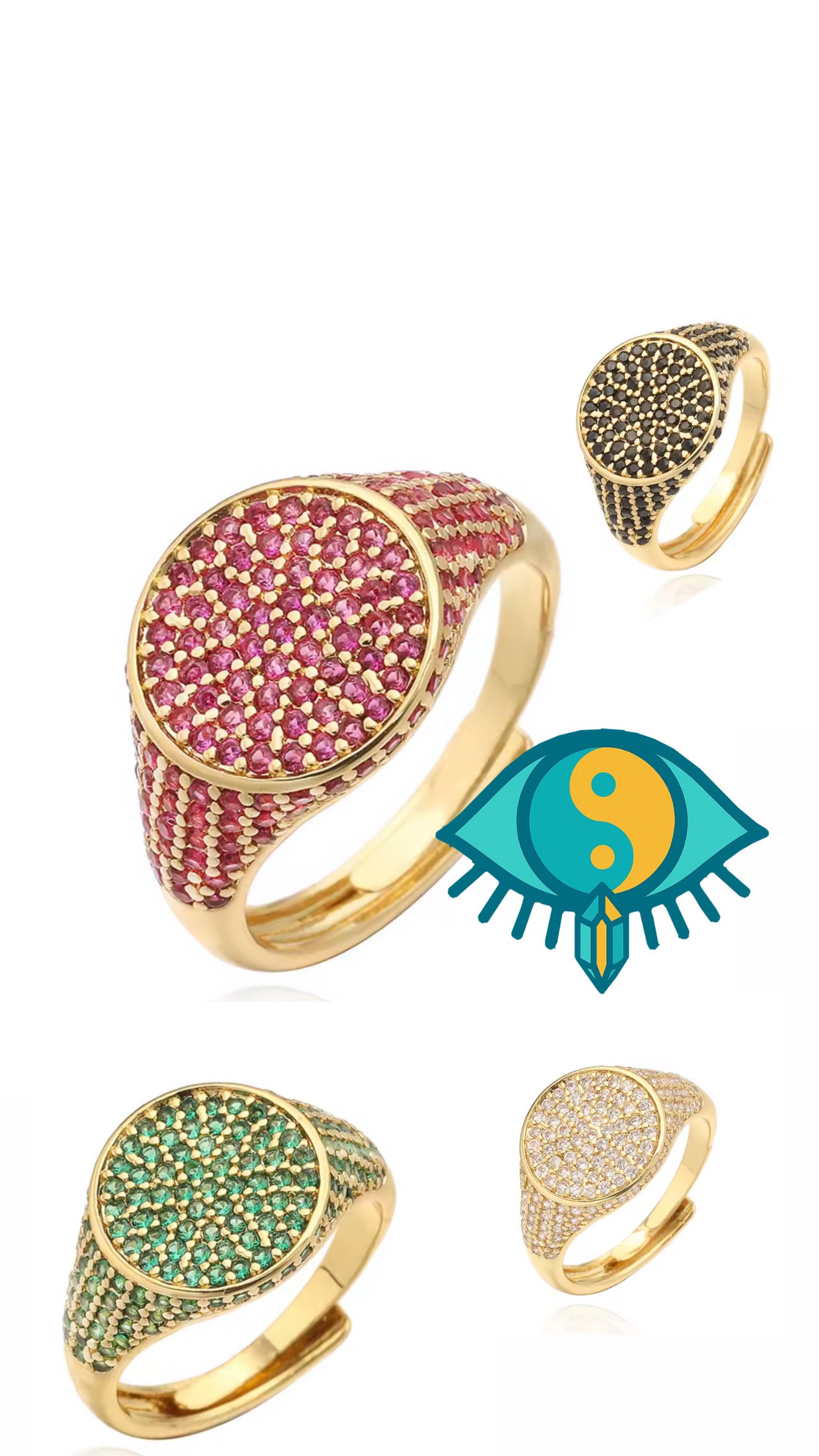 L.A signature signet ring