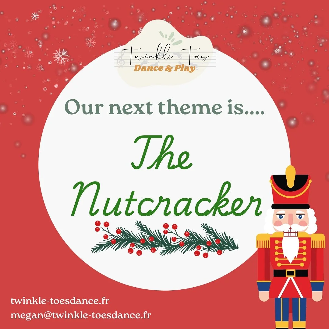 THE NUTCRACKER 🩰

Nous sommes de retour cette semaine pour les cours et nous avons h&acirc;te de commencer notre spectacle d&rsquo;hiver ! Le th&egrave;me de ce trimestre est...

THE NUTCRACKER! 

Chaque classe examinera diff&eacute;rents &eacute;l&