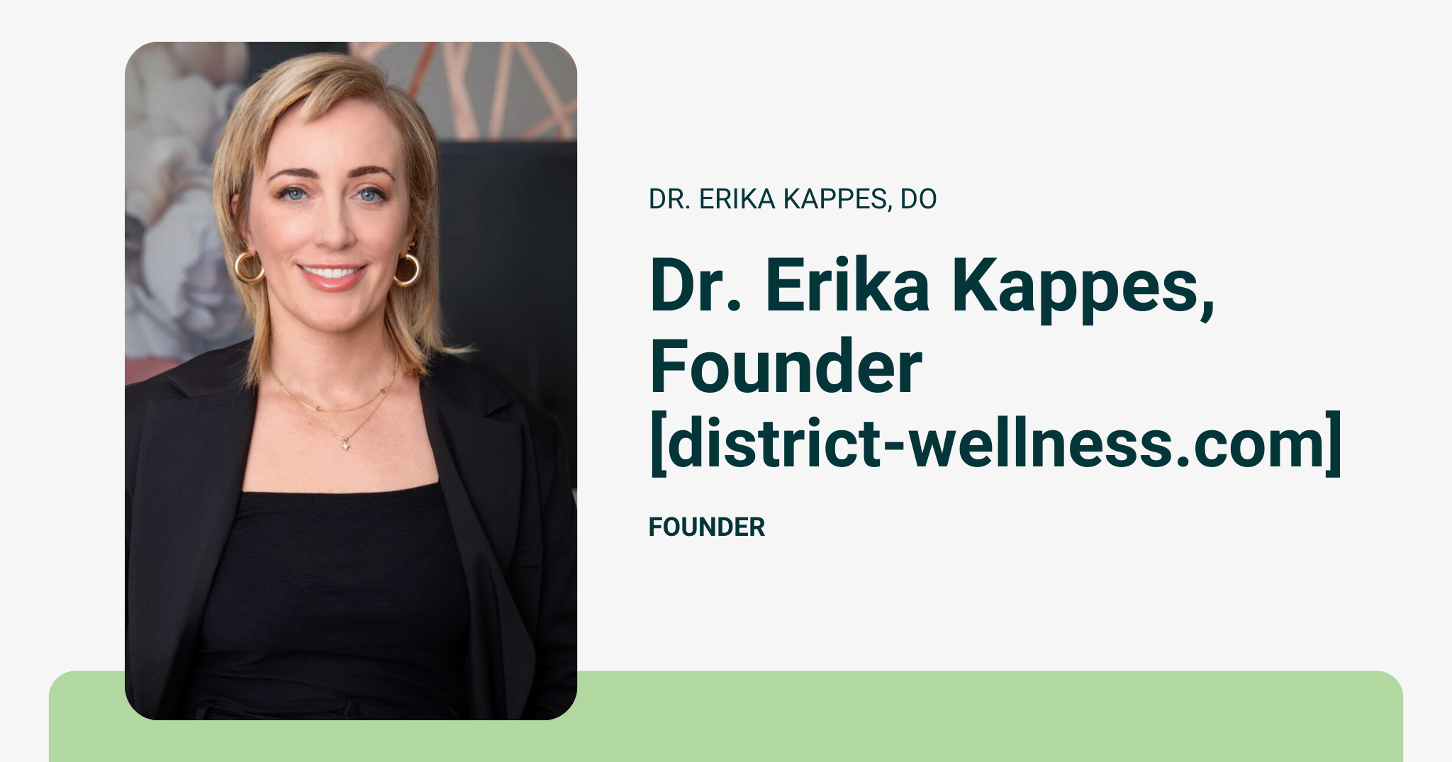 Meet Dr. Erika Kappes