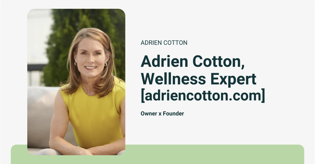 Meet Adrien Cotton