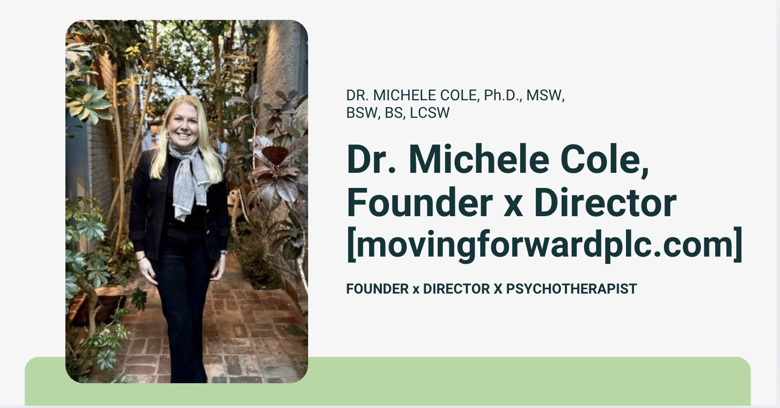 Meet Dr. Michele Cole