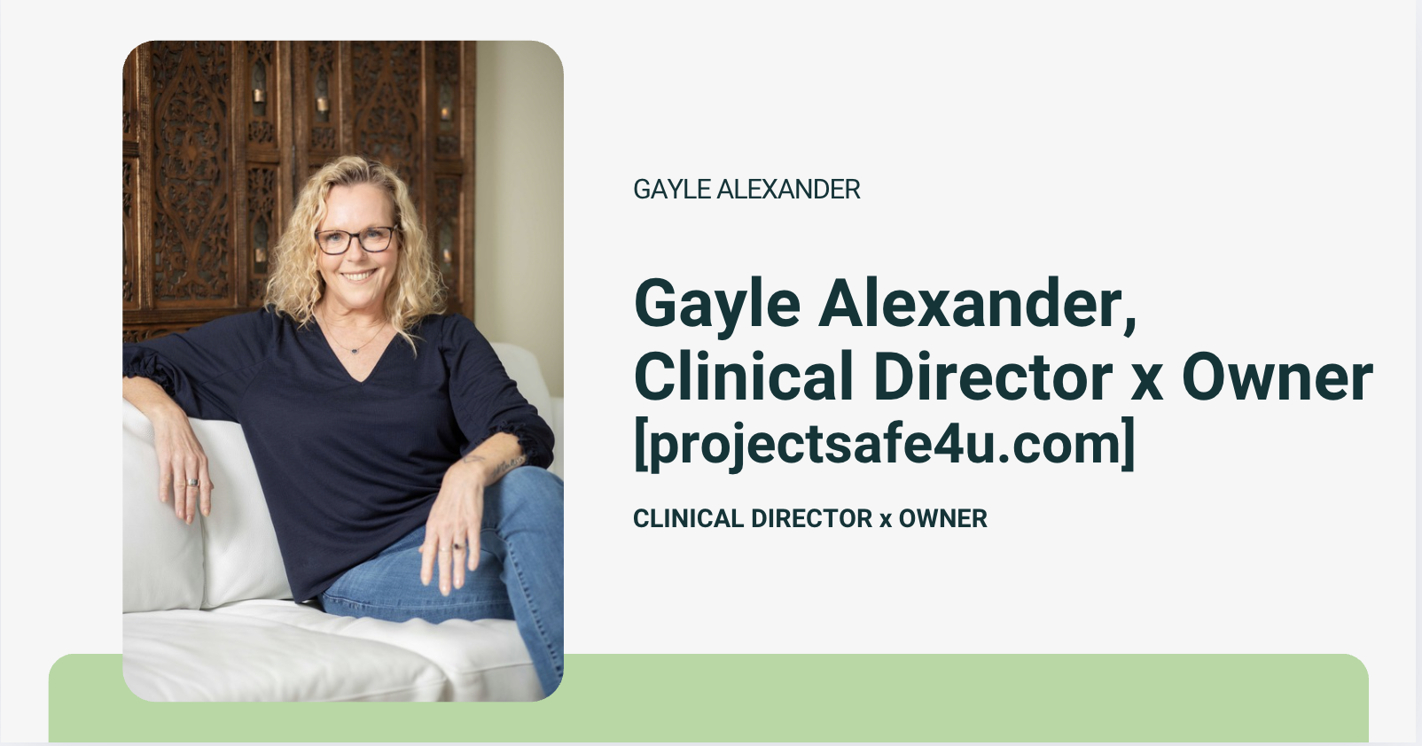 Meet Gayle Alexander