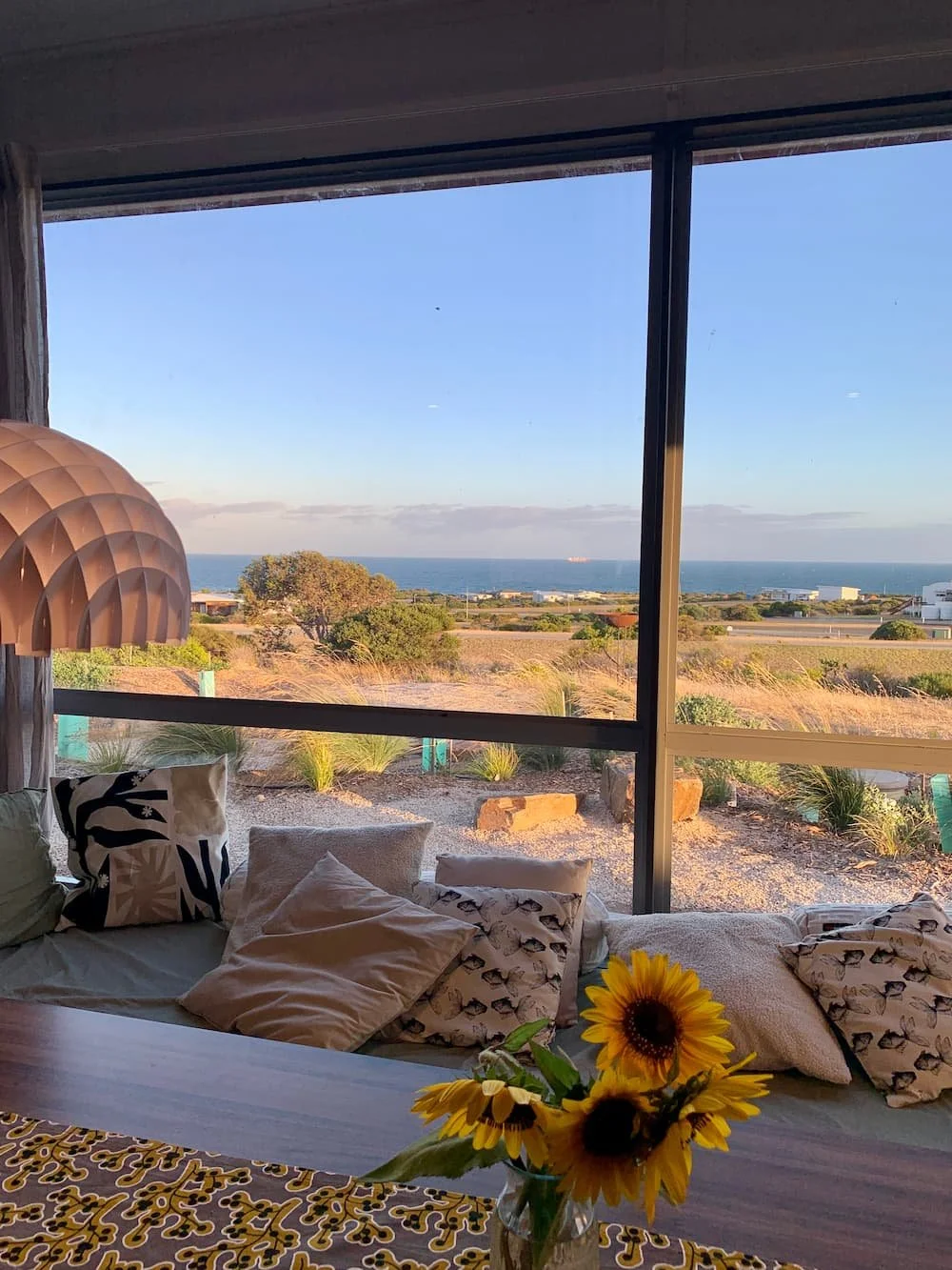 View from dining table