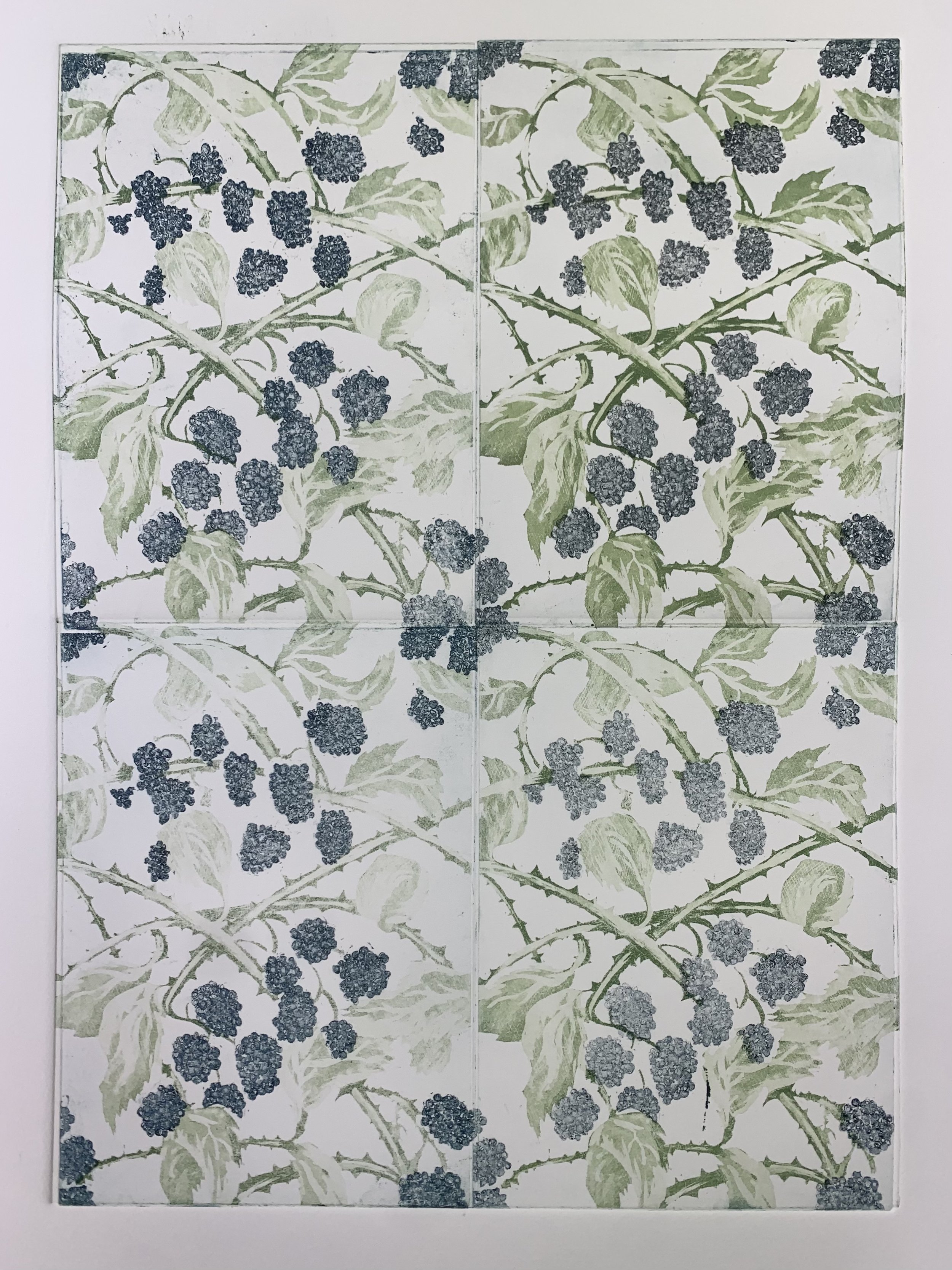 Blackberries Original Print