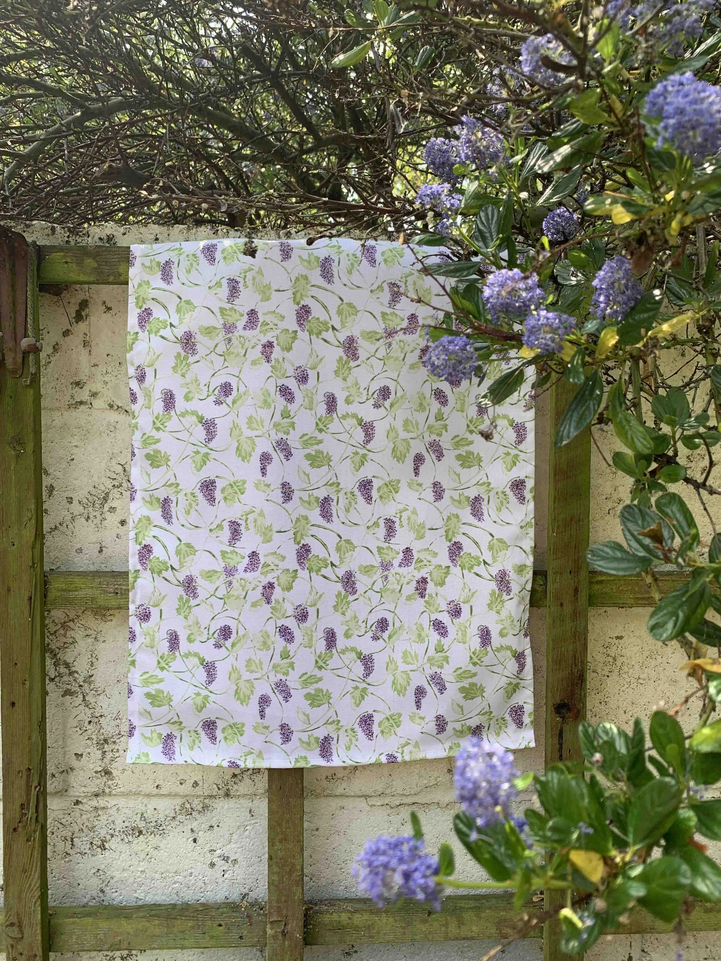 Grapes Tea Towel PRE ORDER