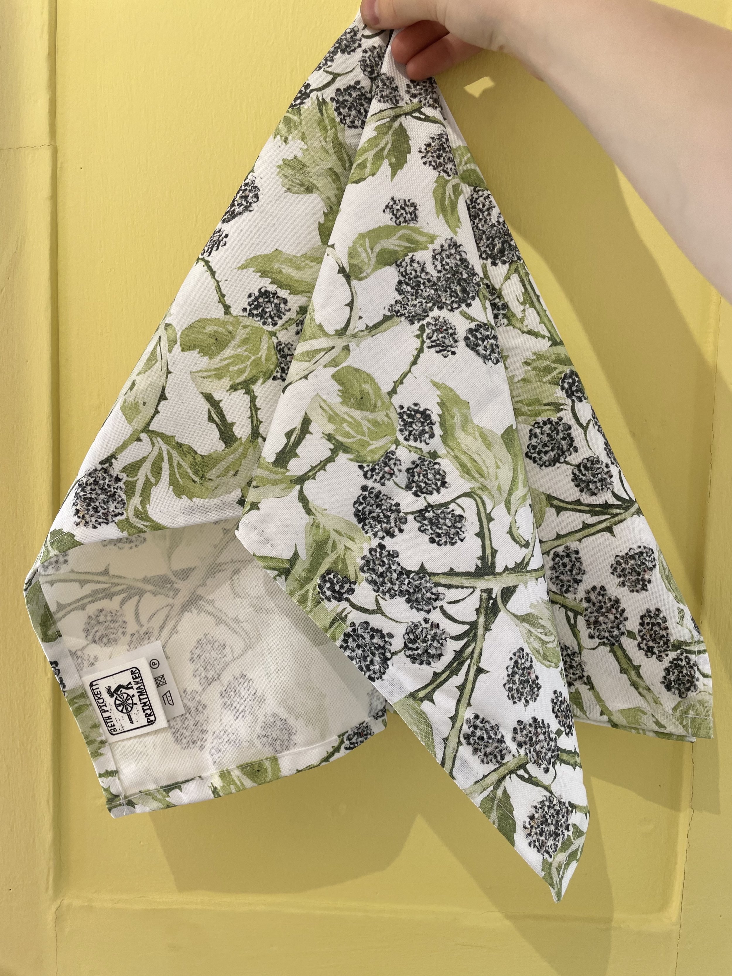 Blackberries Tea Towel