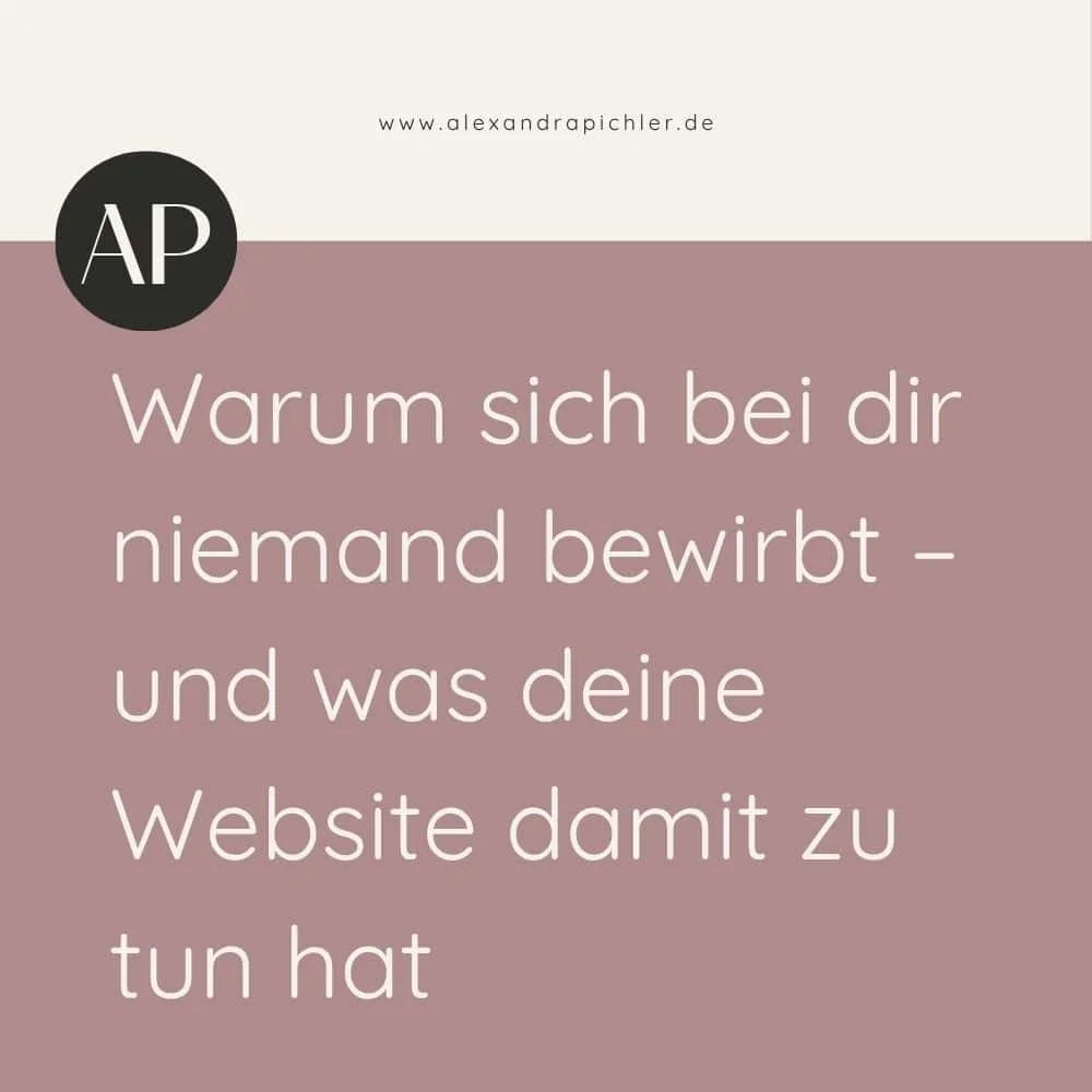 Warum sich bei dir niemand bewirbt – und was deine Website damit zu tun hat