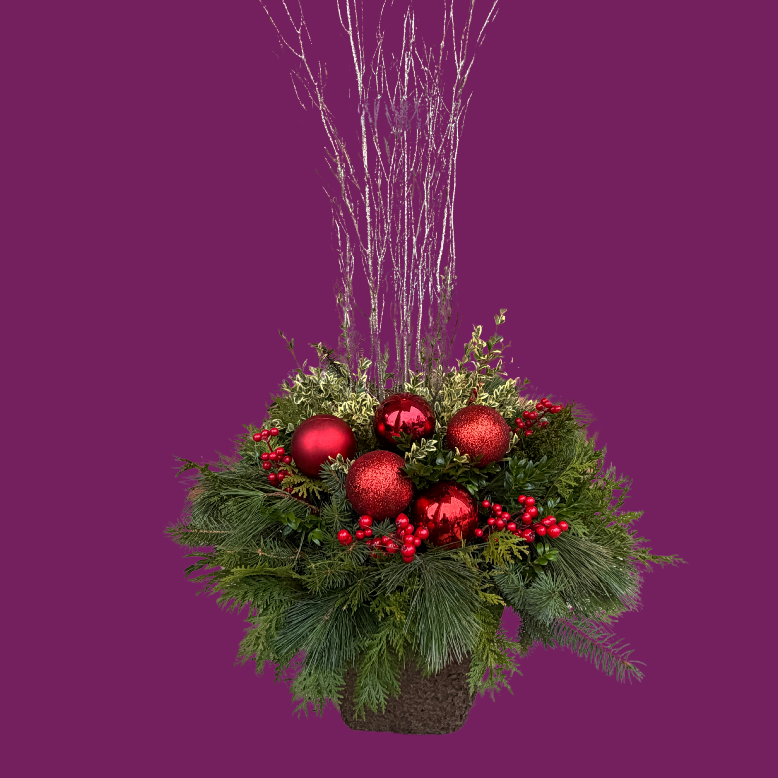 Merry & Bright - SQUARE Pulp Pot