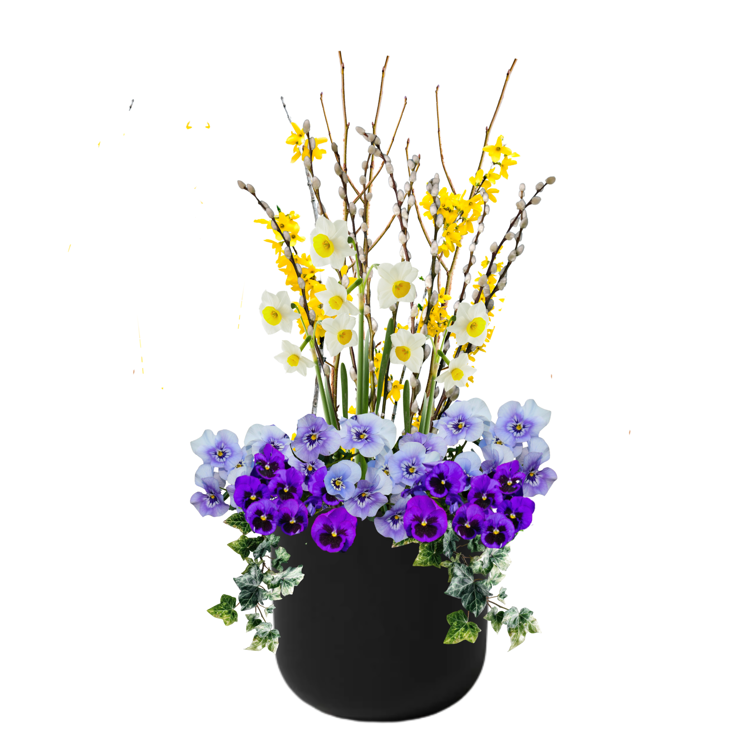 April Wink - BLACK POT (ROUND)