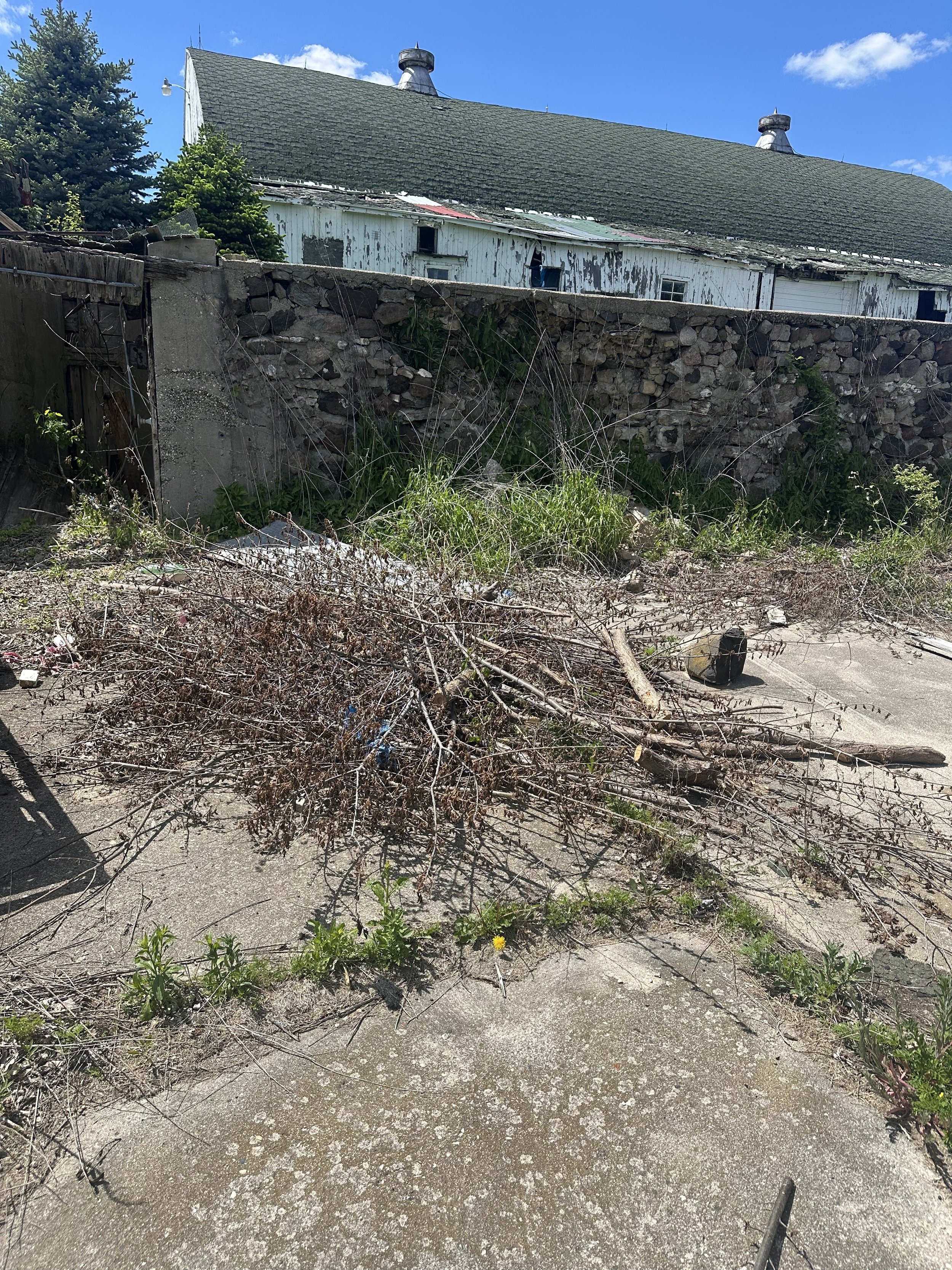 Outside Demolition and yard waste quota