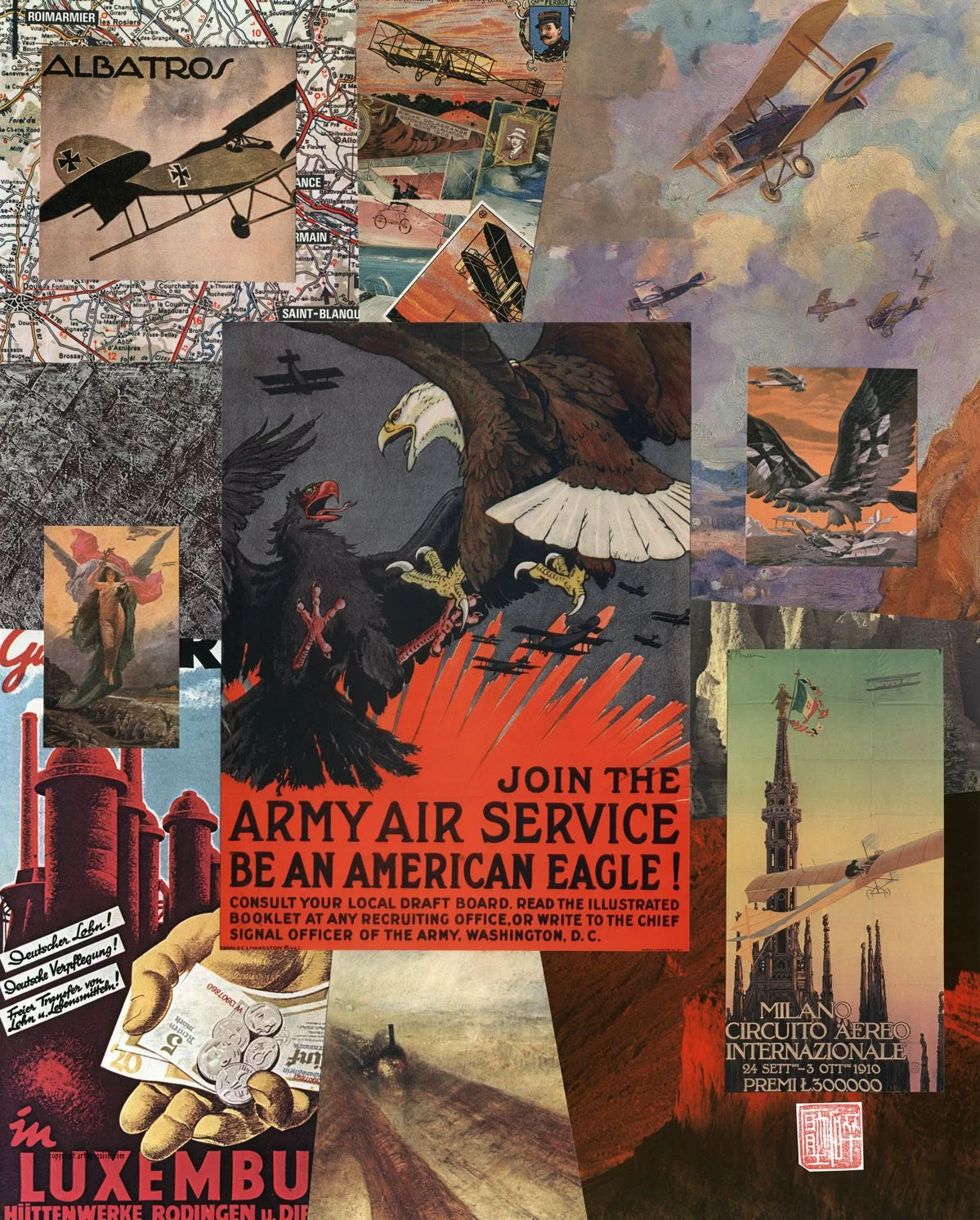 Army Air Service - 16"x20"