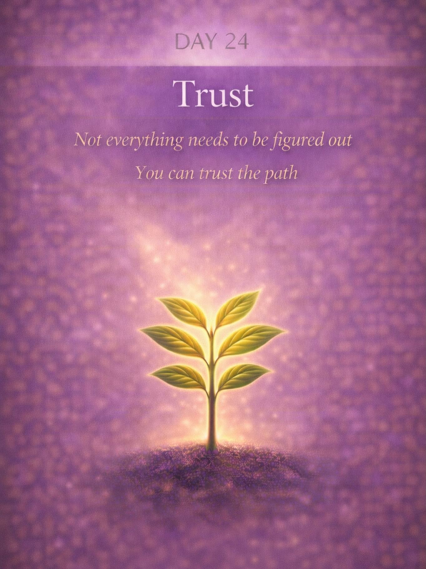 Not everything needs to be figured out.

Not everything needs a plan.

Not everything needs control

Because sometimes&hellip;

The next step isn&rsquo;t about doing more.

✨ It&rsquo;s about trusting more.

Trusting that:

👉 You are on the right pa