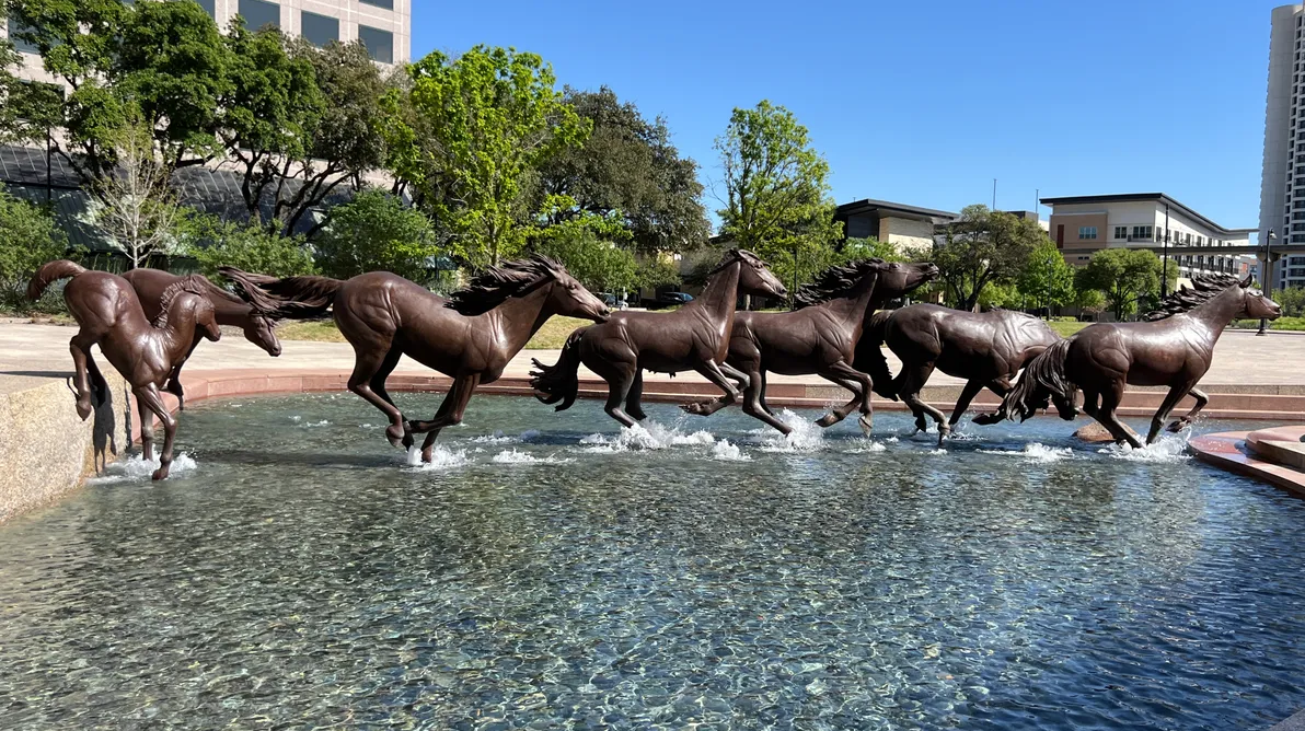 The Mustangs of Los Colinas, Texas