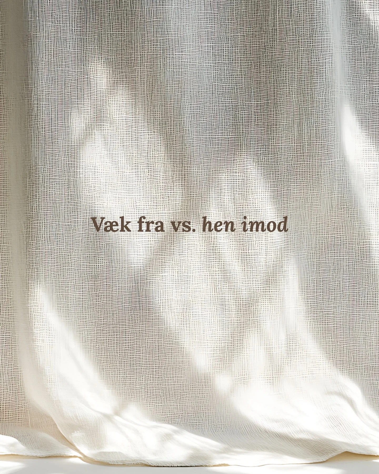 I terapi hos mig har vi fokus p&aring; det du gerne vil hen imod - For n&aring;r vi fokusere p&aring; det vi gerne vil og retter vores opm&aelig;rksomhed hen imod det, s&aring; underst&oslash;tter vi vores tanker og f&oslash;lelser til at skabe foran