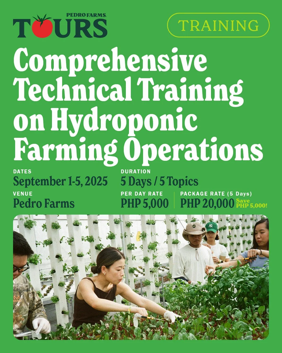 Comprehensive Technical Training on Hydroponic Farming Operations