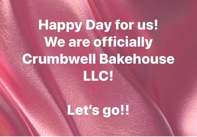 Getting our legal ducks in a row. Let’s bake some goodies for you!!
Help me get more followers. Follow me and I’ll follow you!
#smallbusiness #cottagebakery #soughdough #homebakery #homebaker #gourmetcookies #sweetbread #guthealth