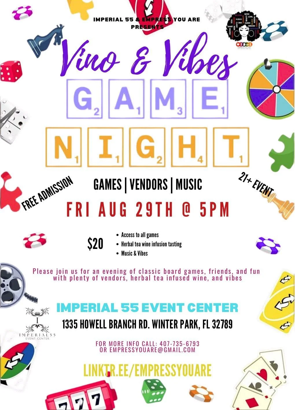 Vino & Vibes: A Sensual Sip & Soothe Experience - Game Night