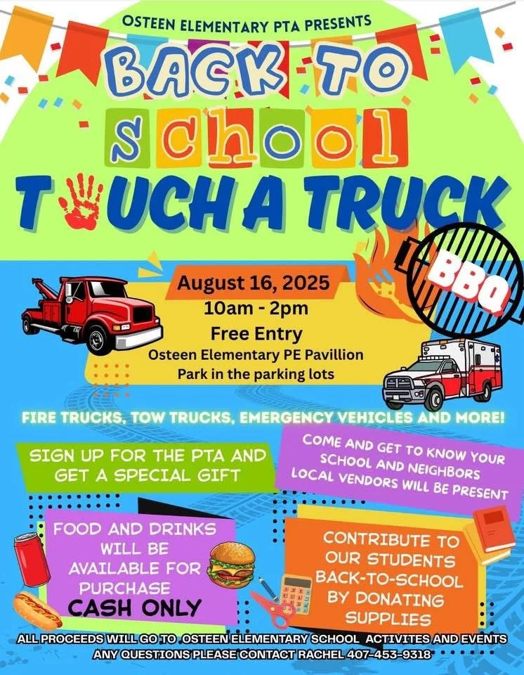 Osteen Elementary Touch A Truck