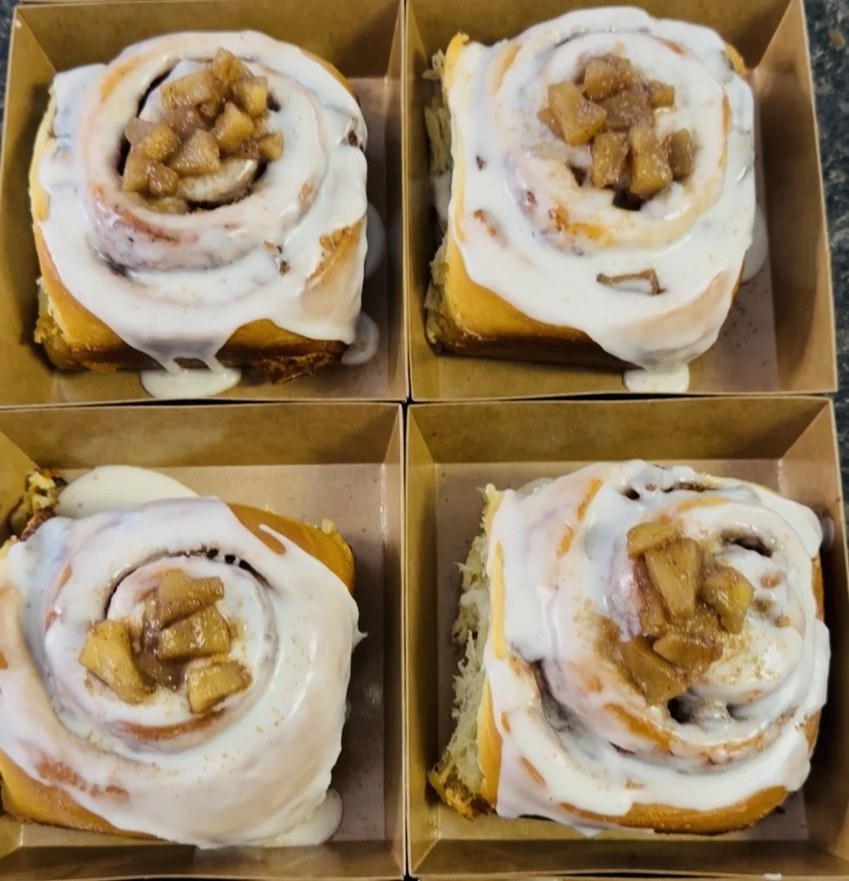 Cinnamon Rolls - Apple Cinnamon