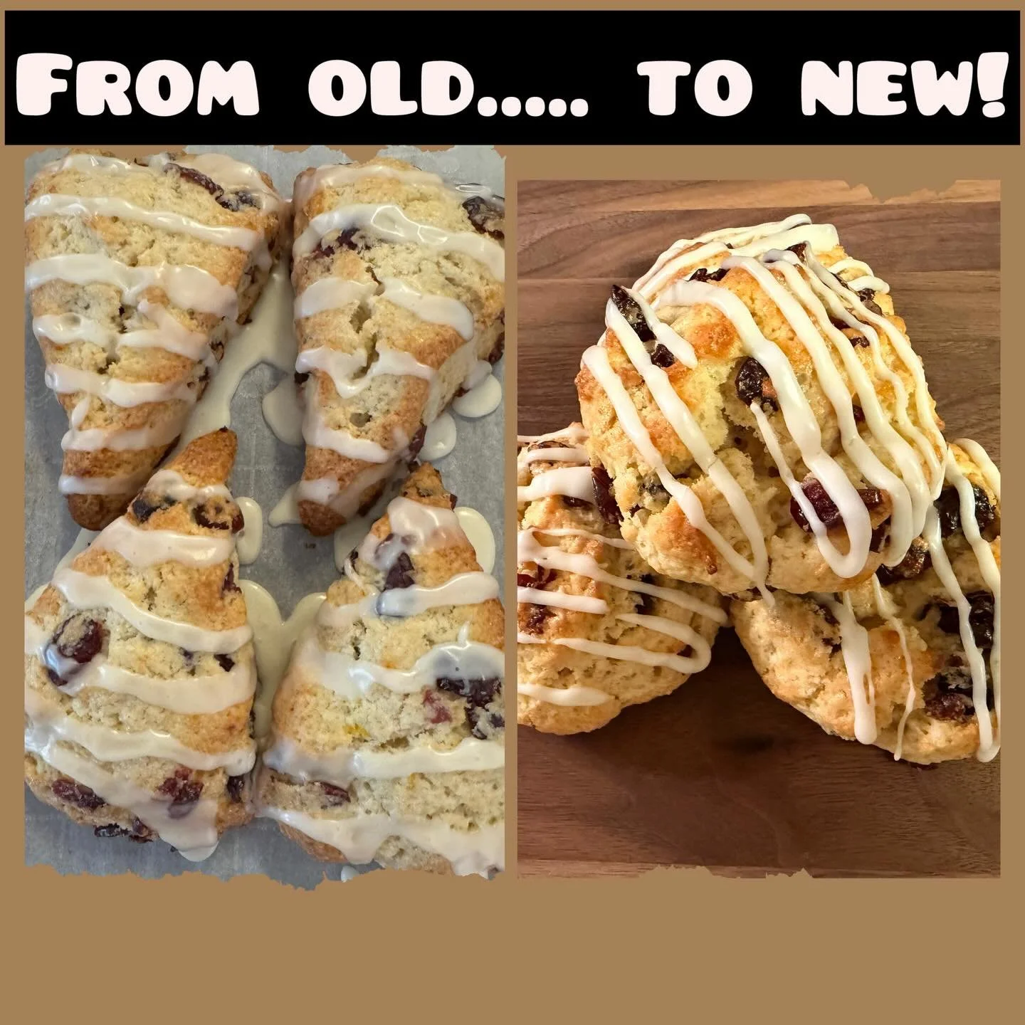My scones are getting a makeover!
Gone are the days of the &ldquo;American&rdquo; triangle. I&rsquo;m bringing back the rustic Drop Scone! Same size, same price. Only at Crumbwell Bakehouse. 🫶🏼

Photos on my website will be updated as I get new sco
