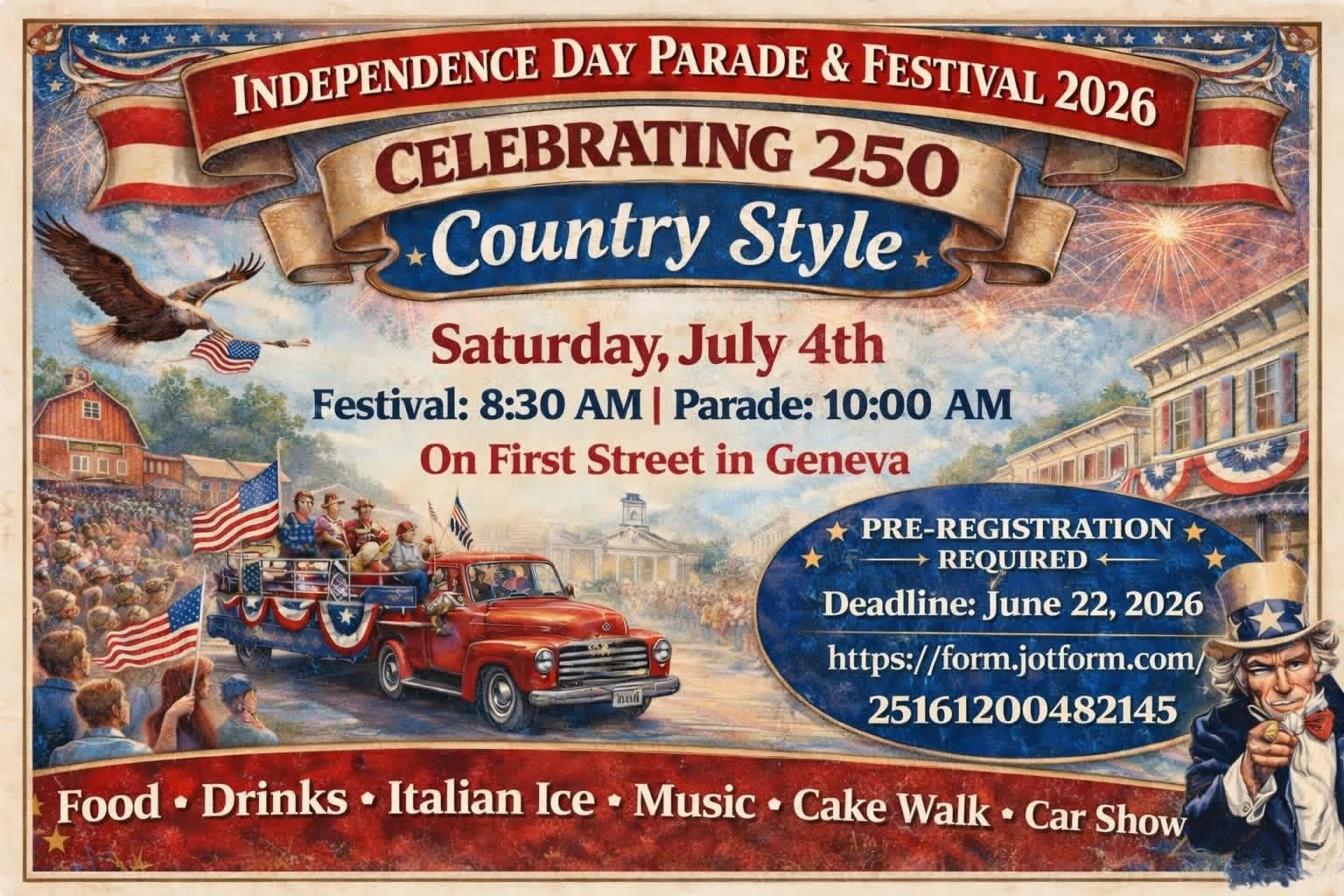 Geneva’s 250th Independence Day Festival 