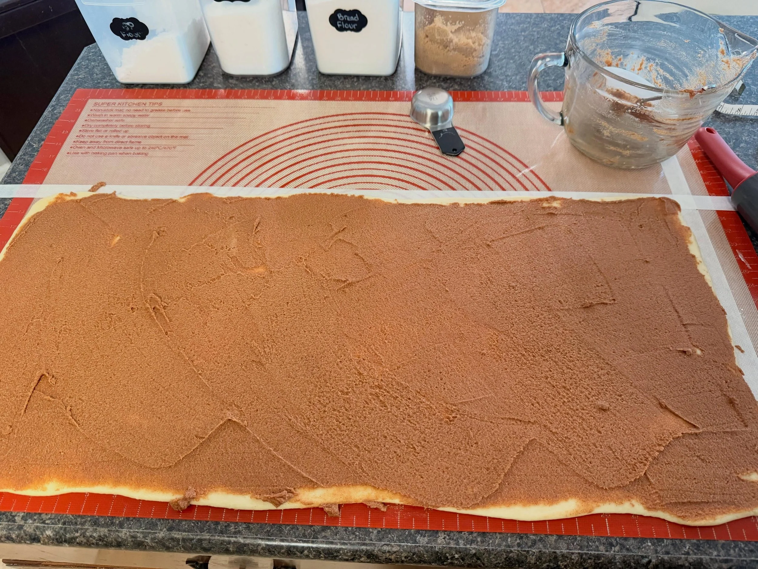 Cinnamon Rolls in progress for The Crumb Stop and preorders. 

#cinnamonroll #cottagebakery #shoplocal #supportsmallbiz