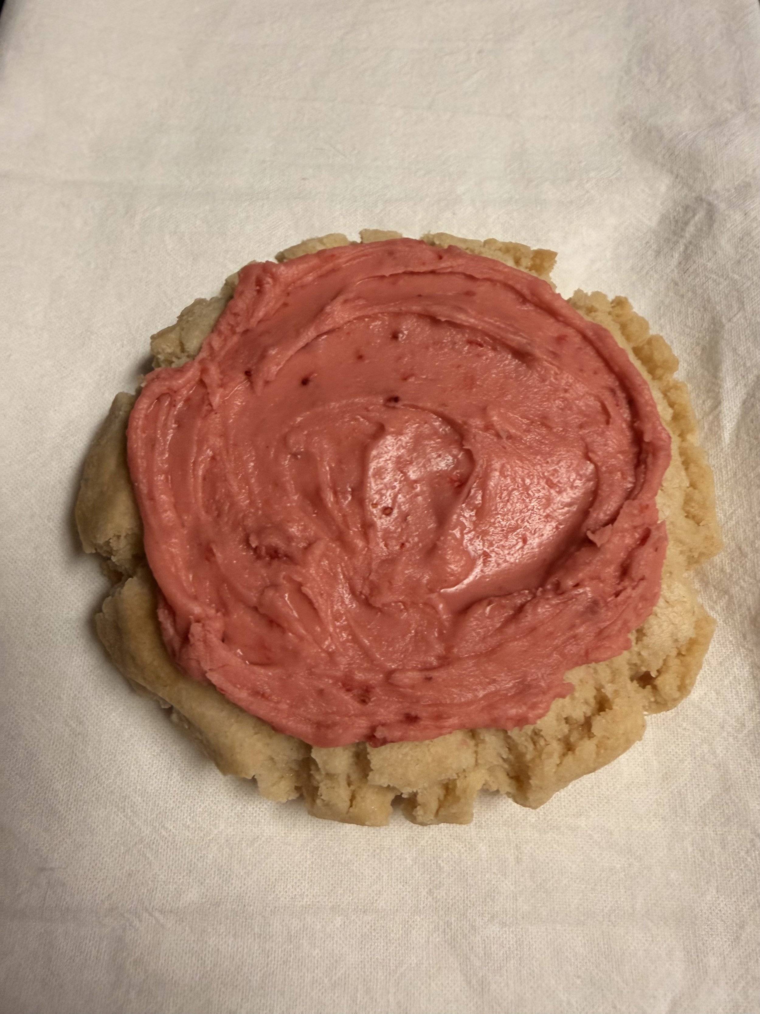 Colossal Cookie - Strawberry Iced Sugar Cookie