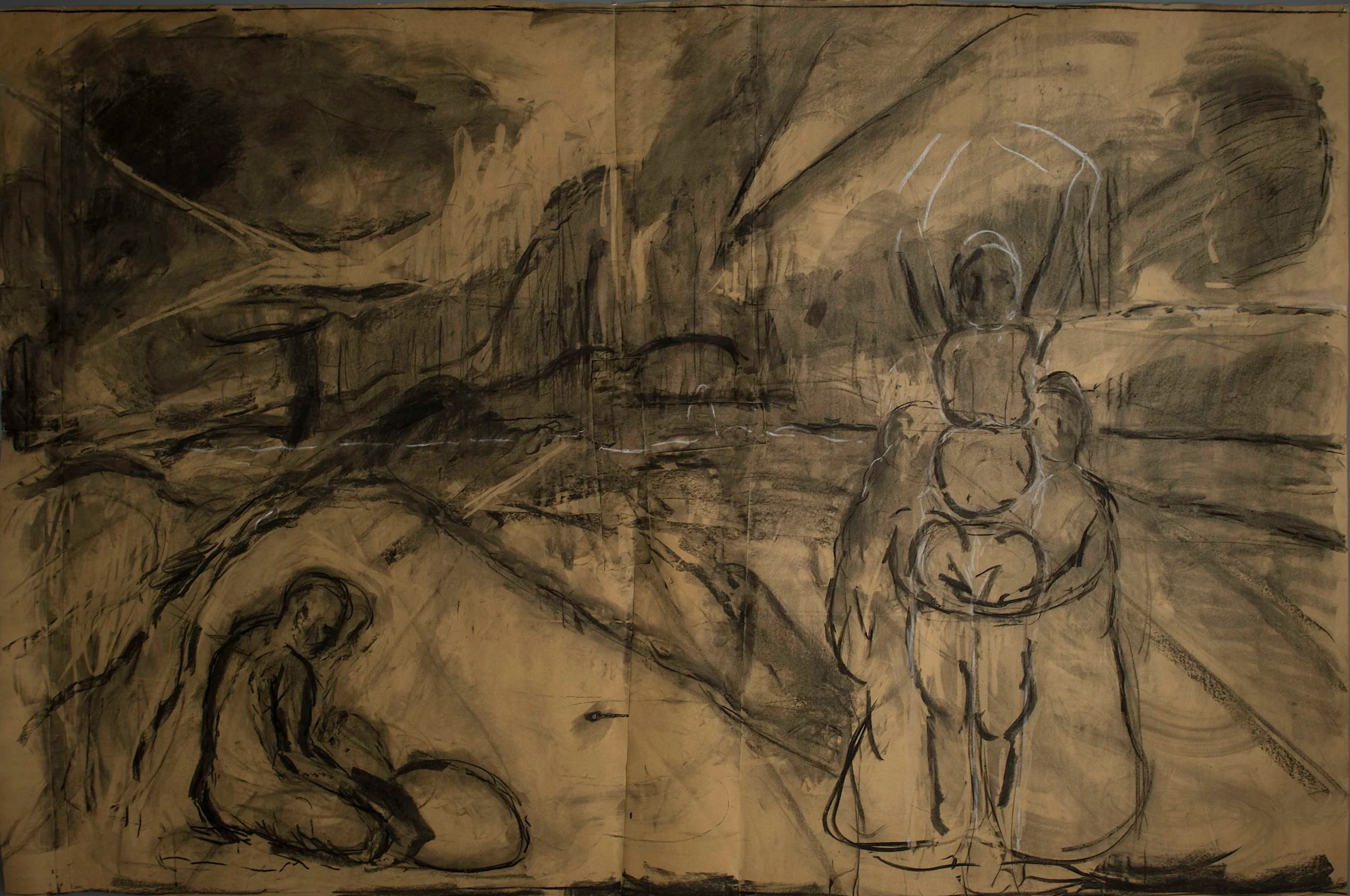 Works on Paper: Descending Into Darkness