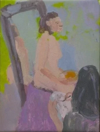 Paintings: The Gaze VI Something about the green