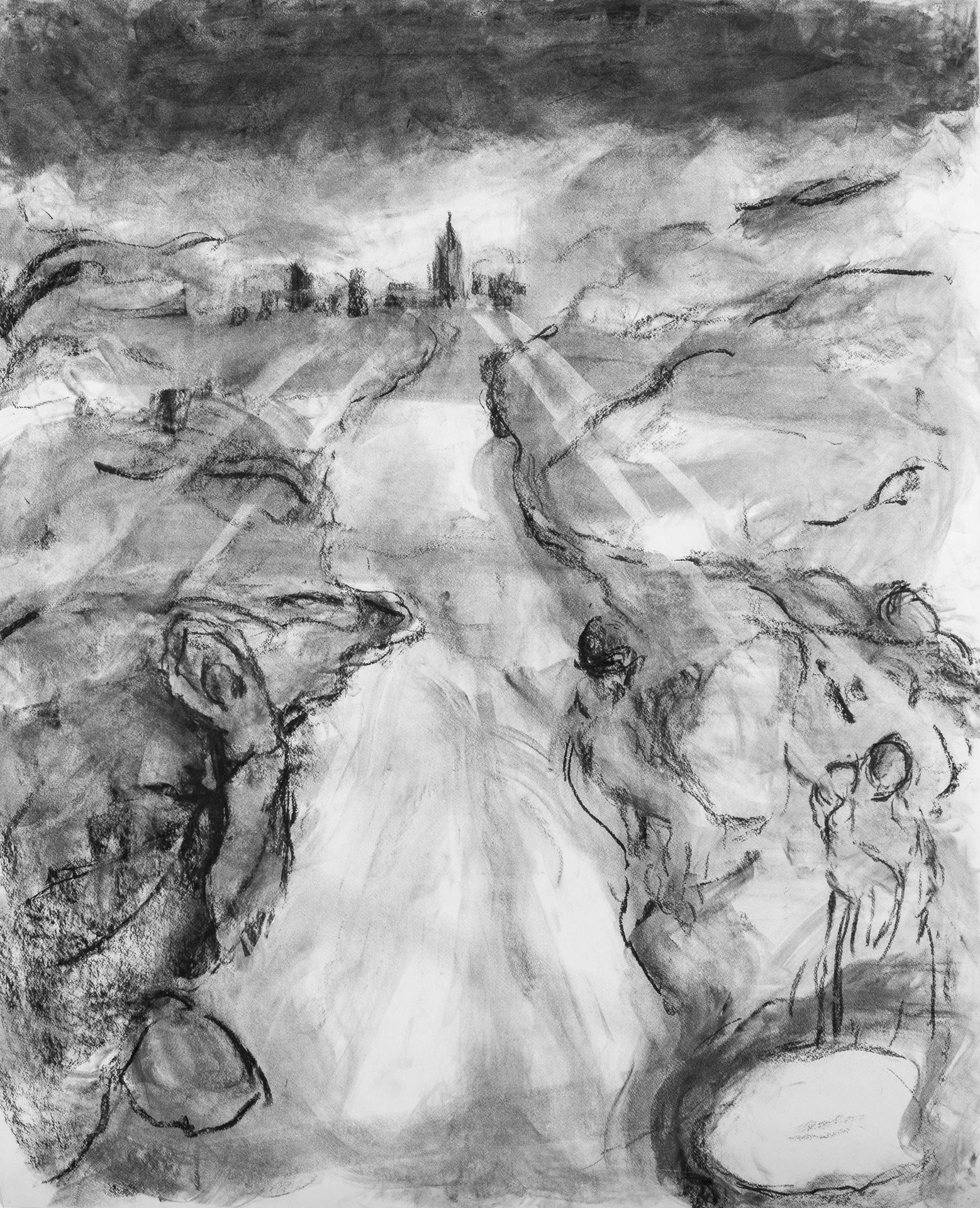 Works on paper: Scape