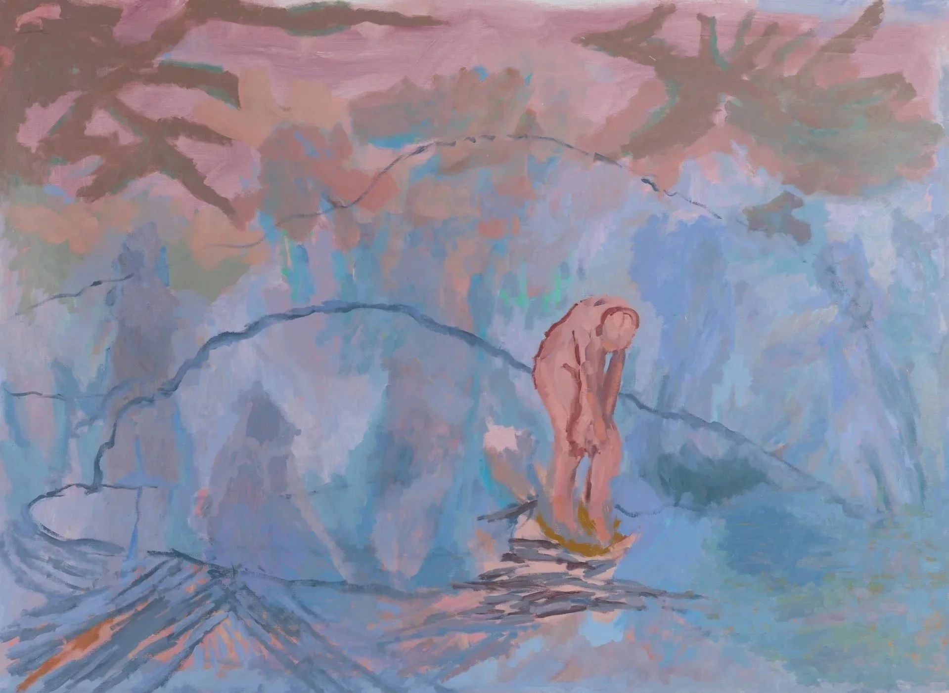Painting: The Invisible Circle of Life (Gjenganger)
