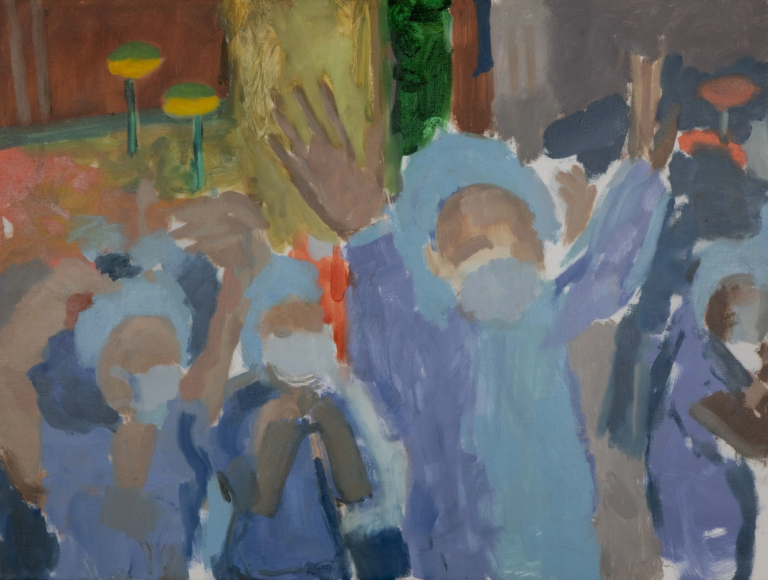 Painting:Pandemic Nurses in Brooklyn