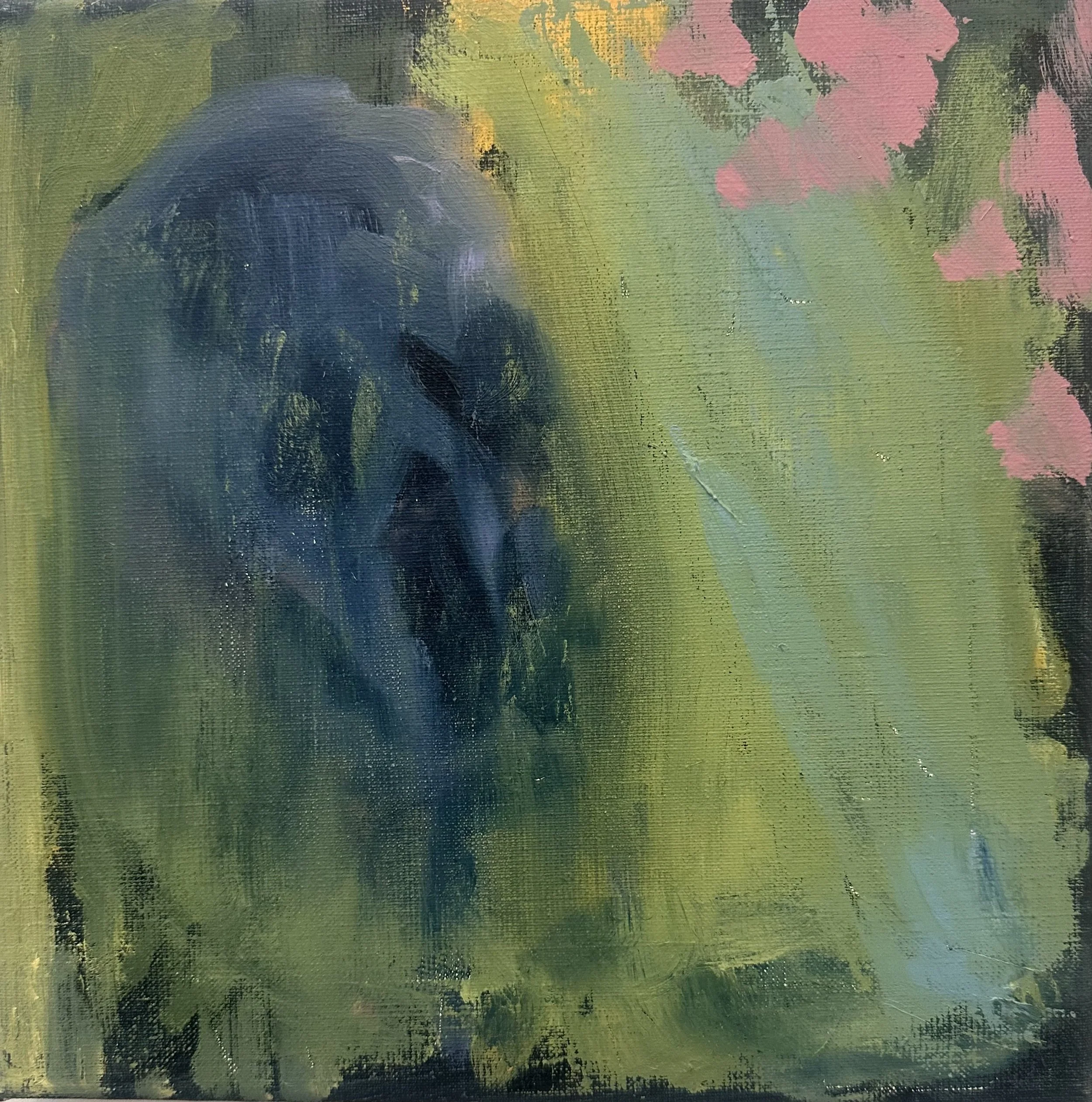 Painting: Skull Scream in my Window at Paradis