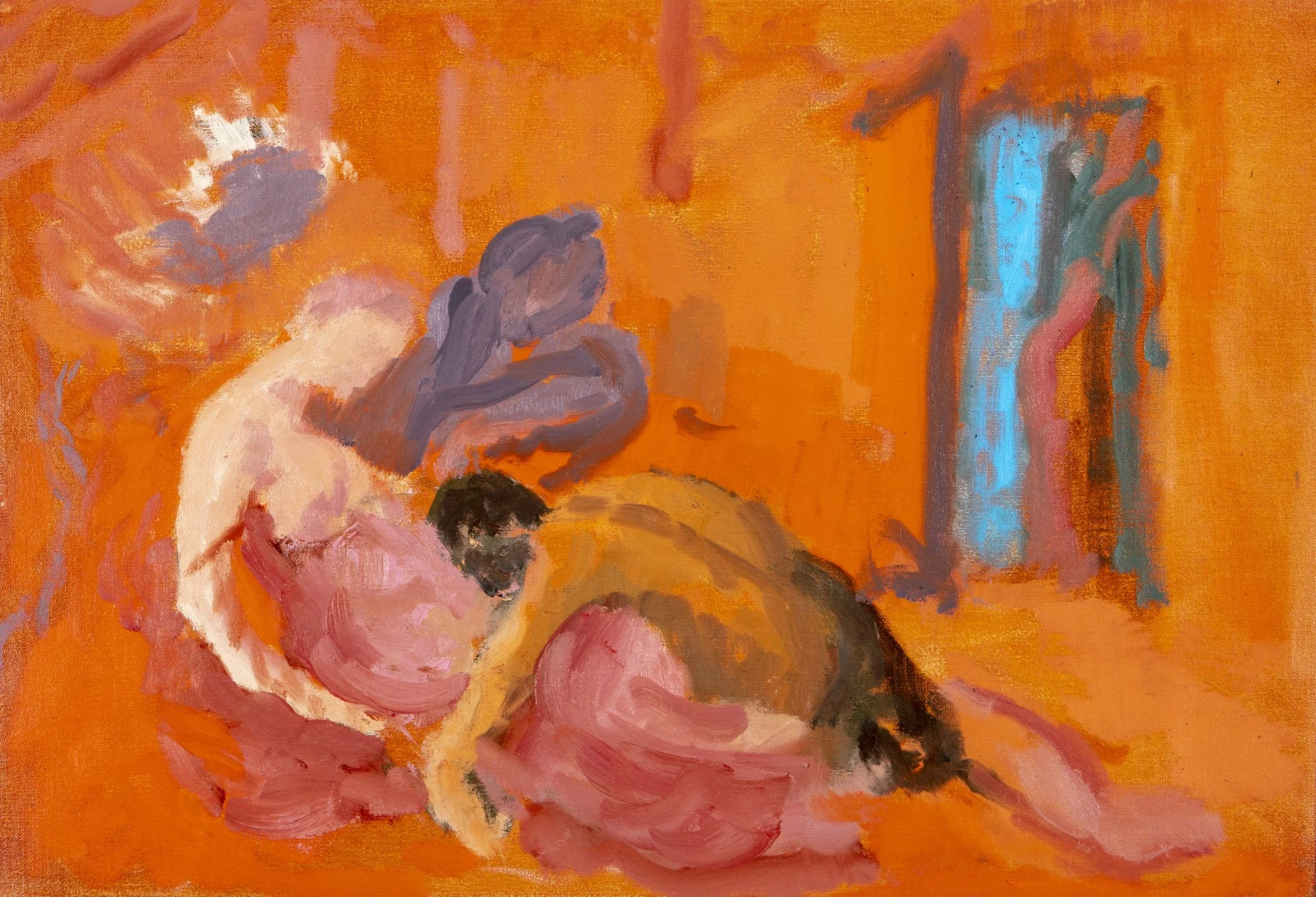 Painting: An Amore : Samson and Delilah after Rubens IIII, a Transcription