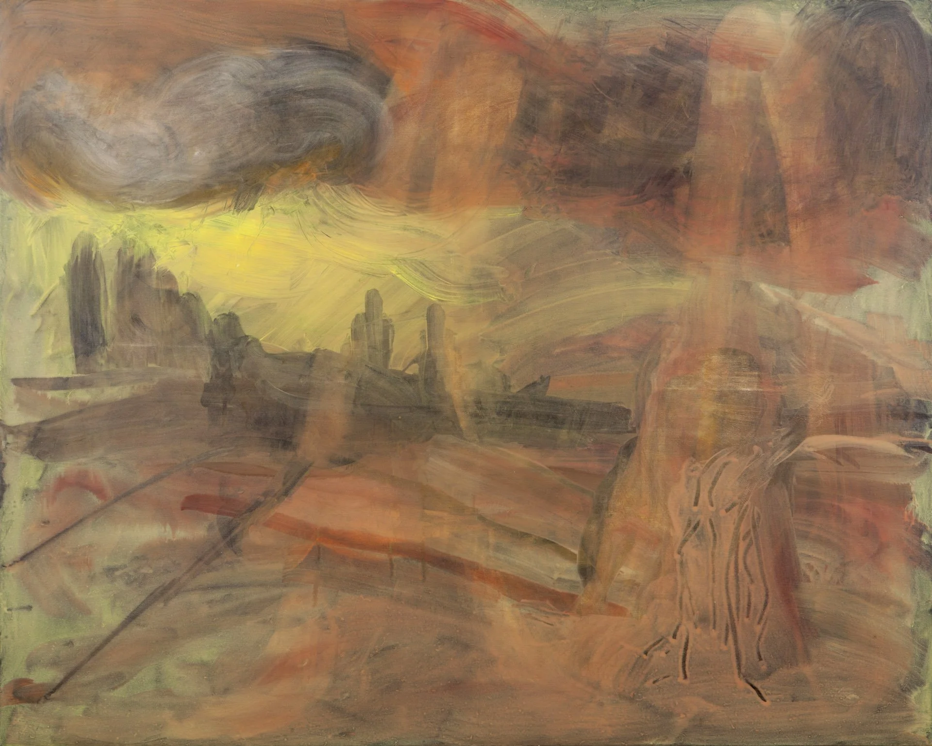 Painting: Black Scape