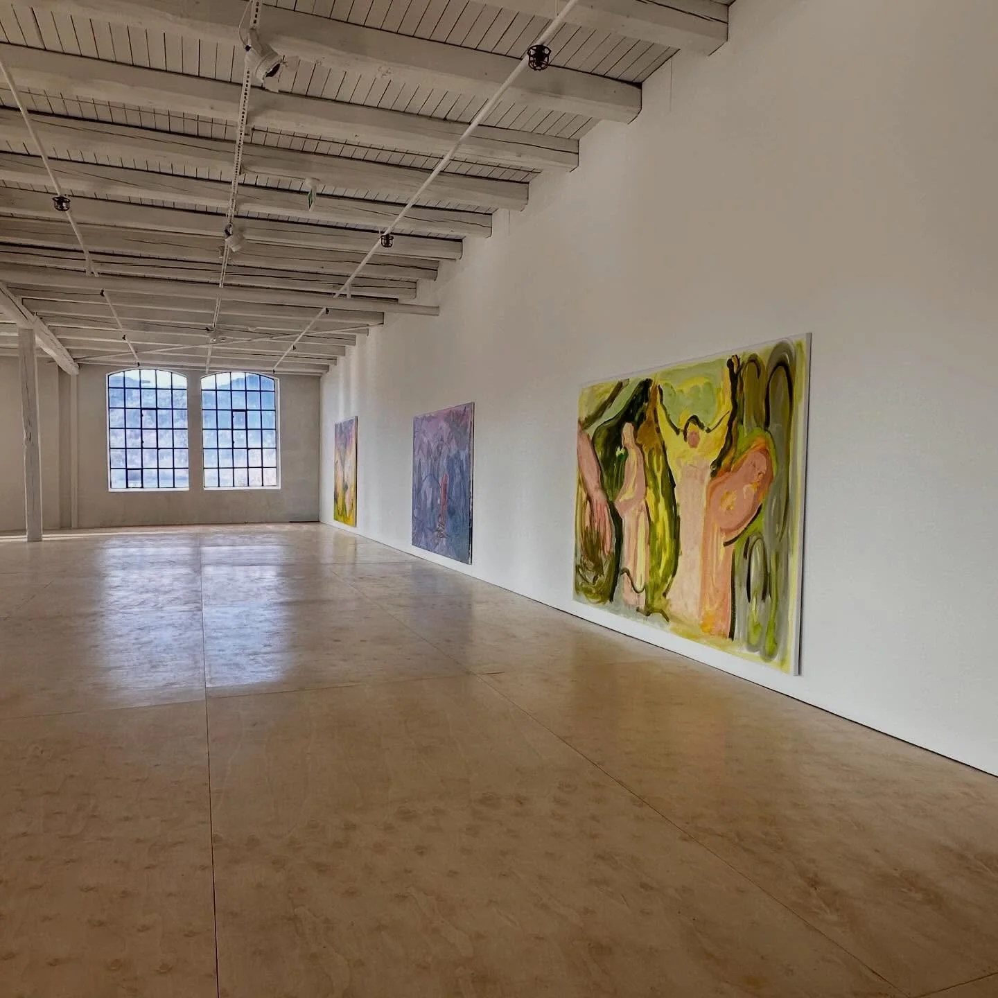 &laquo;Shifting Matter&raquo; show is up til May 9 th with a closing event 🎨Thank you all for coming to the opening @gyldenpris_kunsthall 

&laquo;My practice is rooted in a deep engagement with drawing. When the hand opens into gesture, forms begin