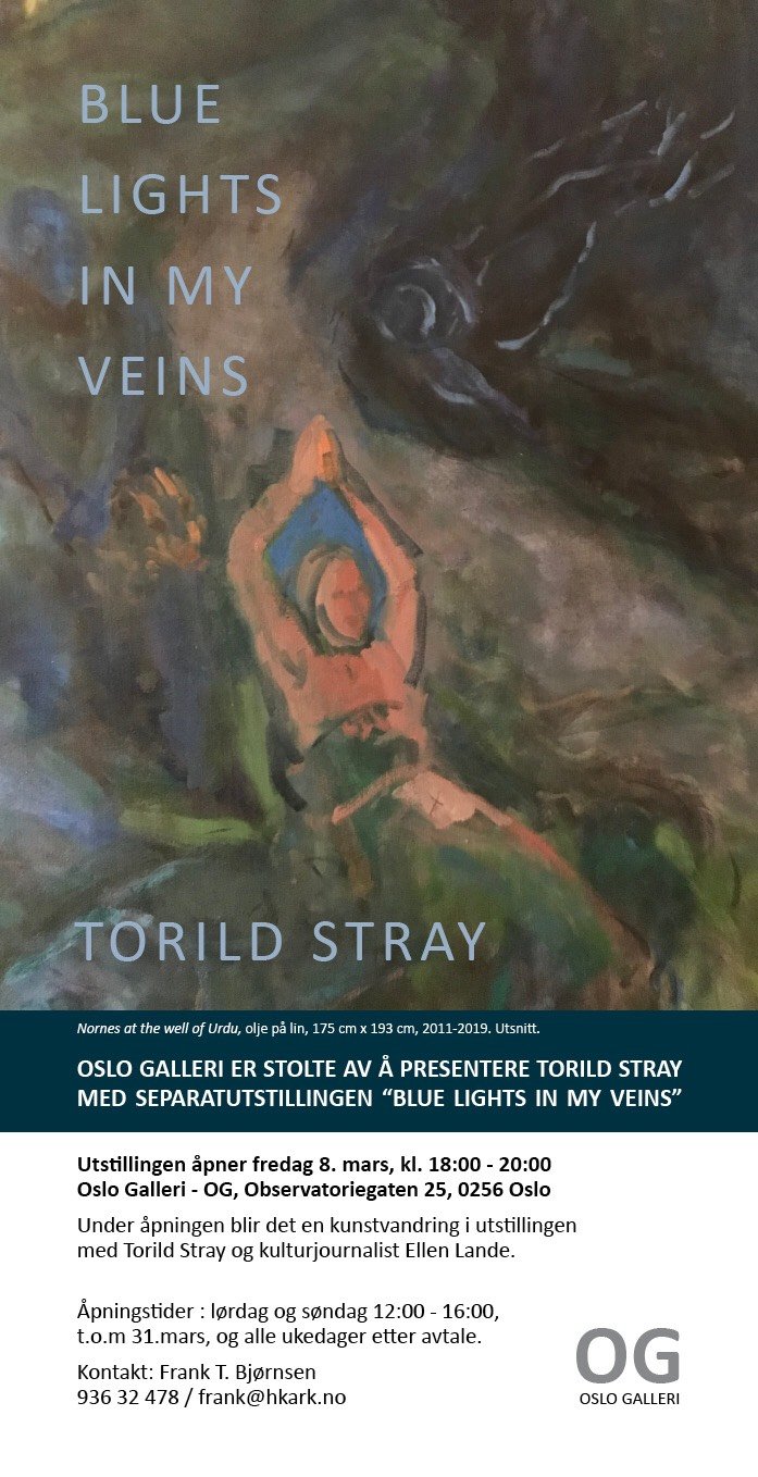 Exhibition: One person show at OG , Oslo Gallery Opening March 8, 2019