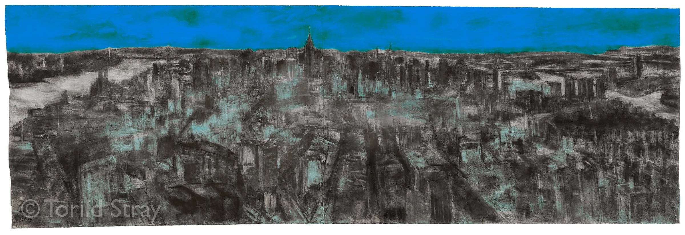 Print: New York Metamorphosis, Blue Vains