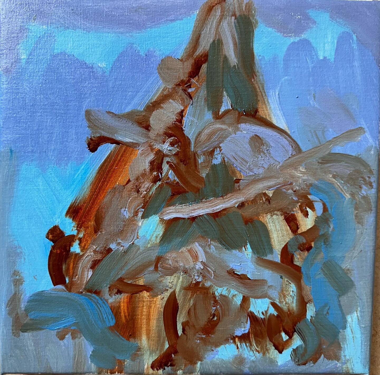 Foggy June days.Nordic blues, wet air, moist soil, the city bursting into green 🎨New directions taking shape in the studio

30x30. 2026
#oilsketches #oilonlinen #art #magic transcendence