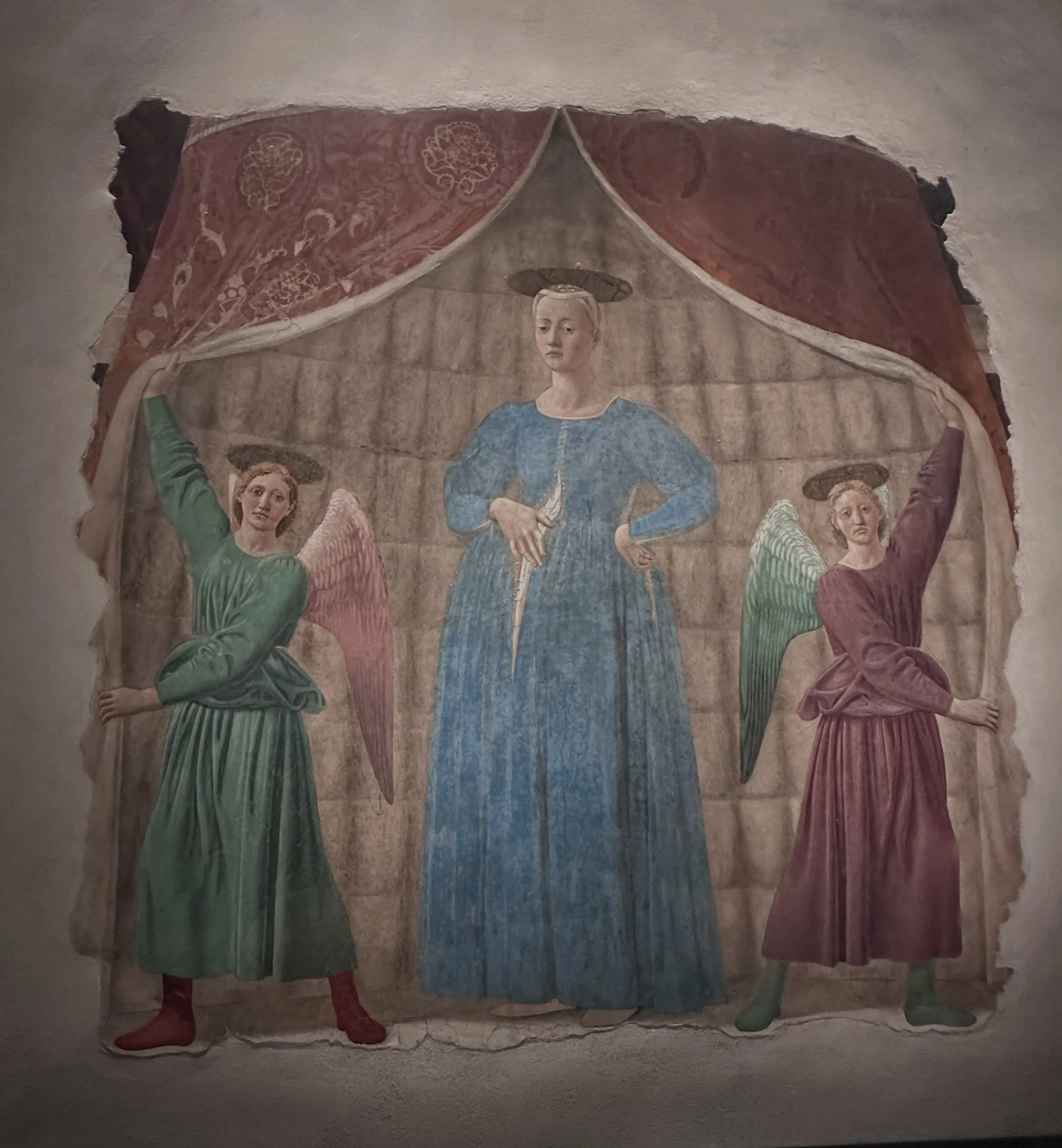 Unforgettable :On the (arte🎨)road in Umbria with @polawickham Such important works of art🎨

Piero della Francesca (1415-1492) Madonna Del Parti The Resurrection fresco &amp; the Luca Signorelli (1499-1504) depicting the Stories of the Last Days at 
