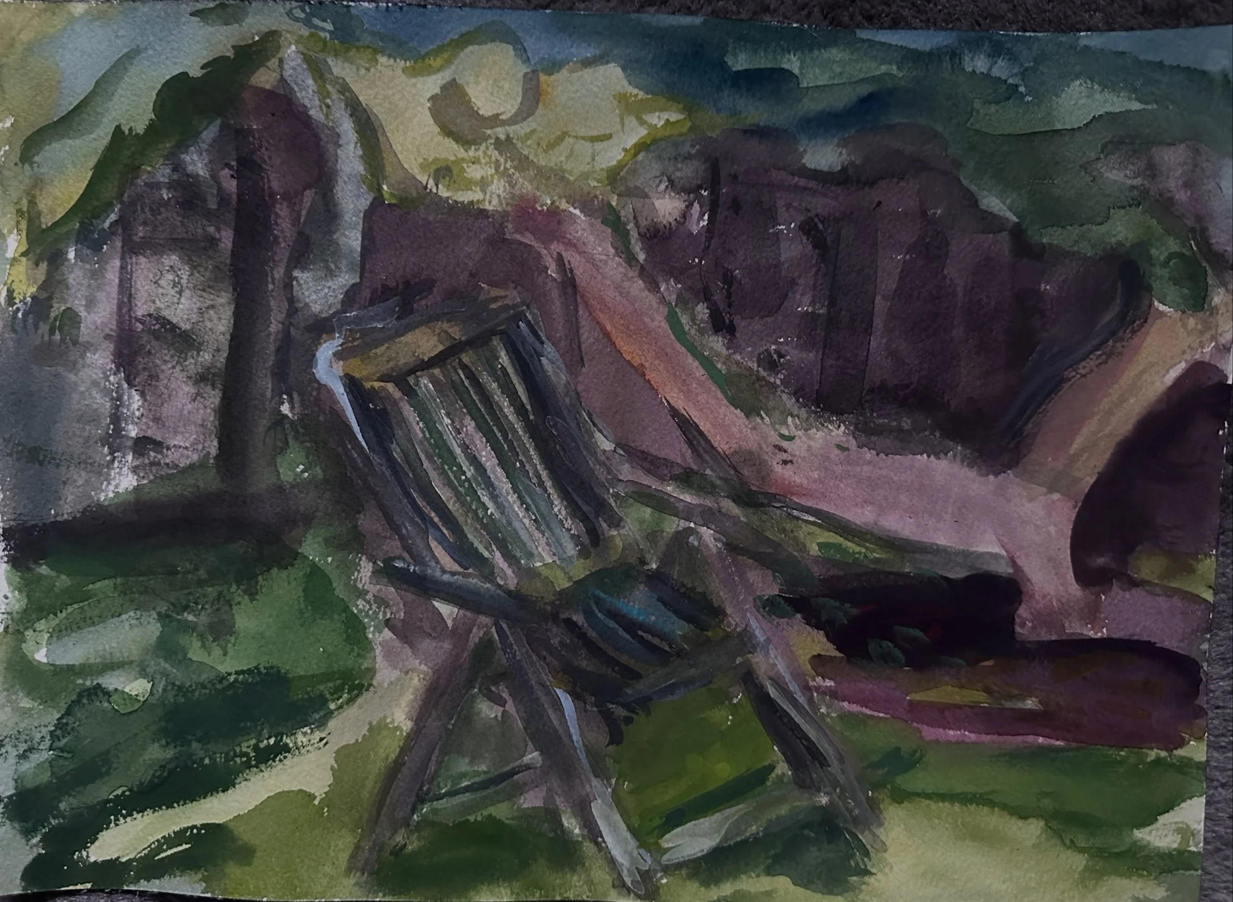 Working in in the landscape is a necessary challenge to develop once understanding as a painter I belive.
The object of art is not to reproduce reality, but to create a reality of the same intensity

#kunst #watercolor #art #holland