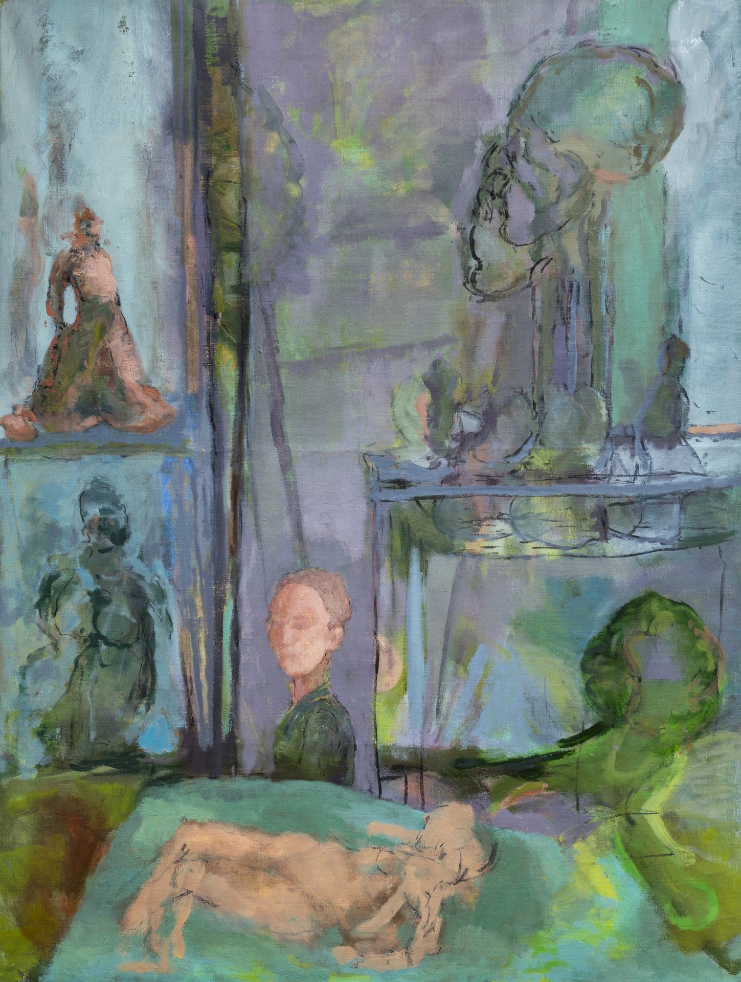 Painting: Herstories I ( selfportrait)