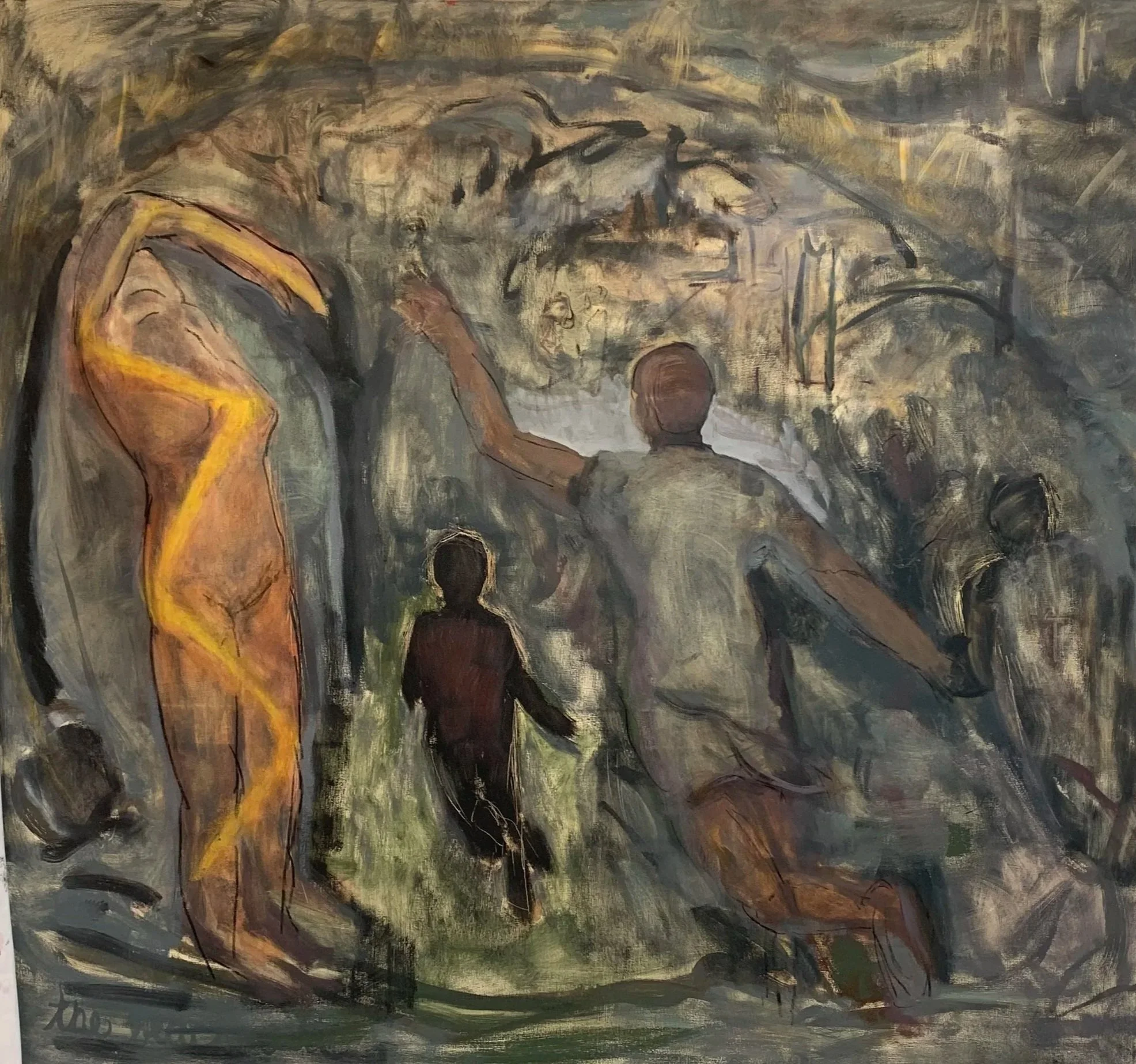 Painting: Black Out NYC 2003