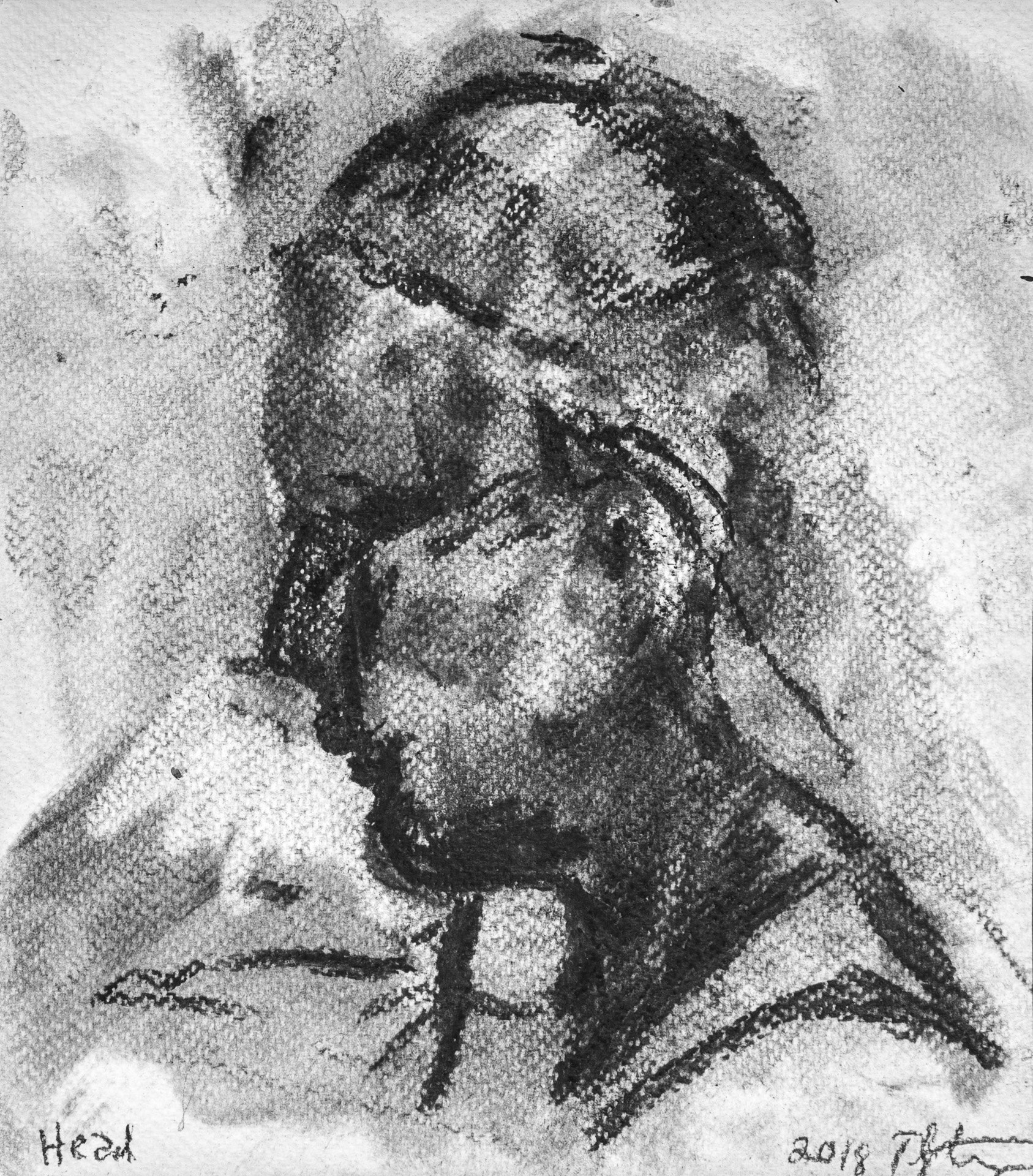 Works on paper :Head