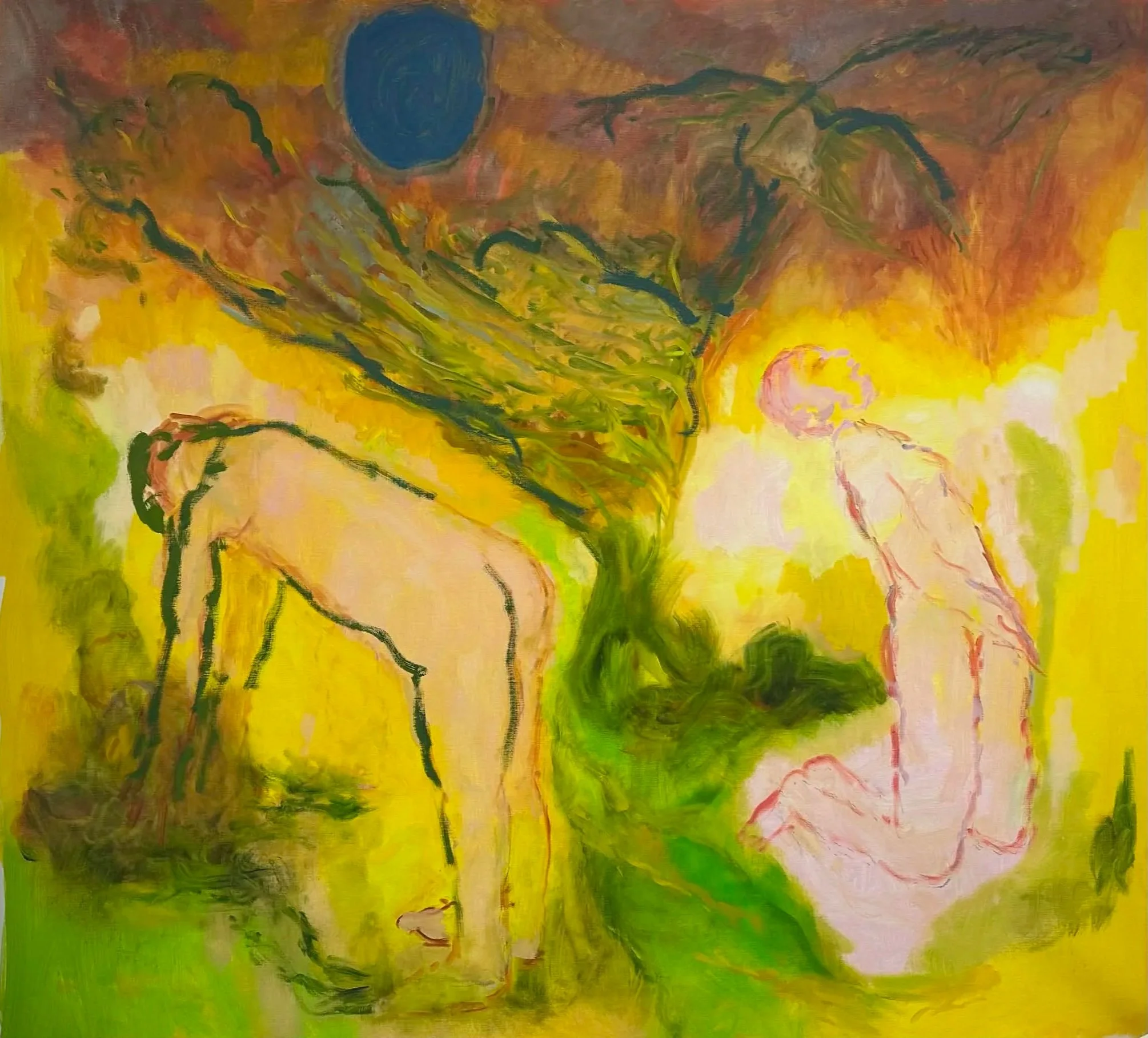 Painting: Rising to the Moon ( Ecstasy)