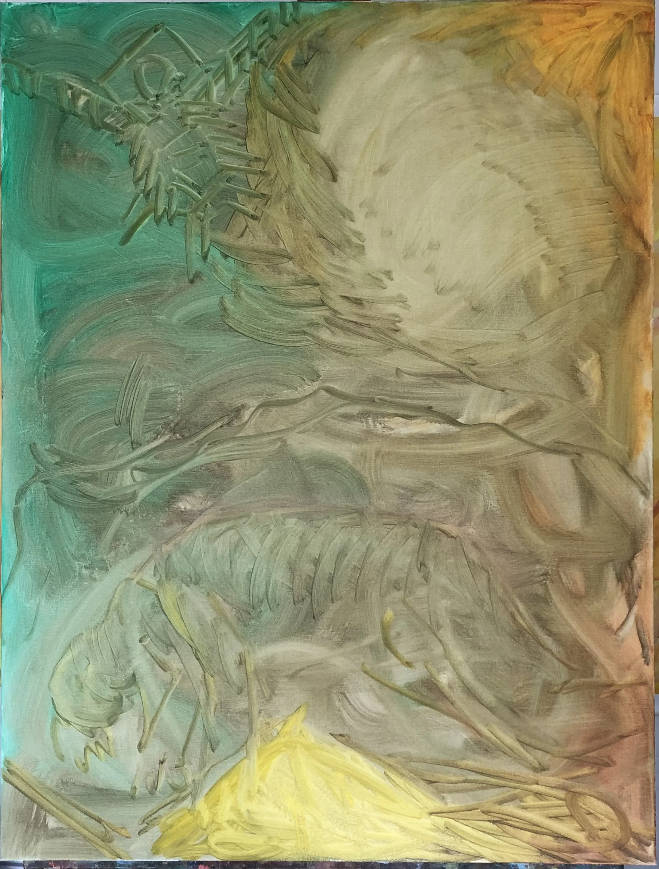 Painting: Pandemi Series #1 : Covid 19, Coronavirus