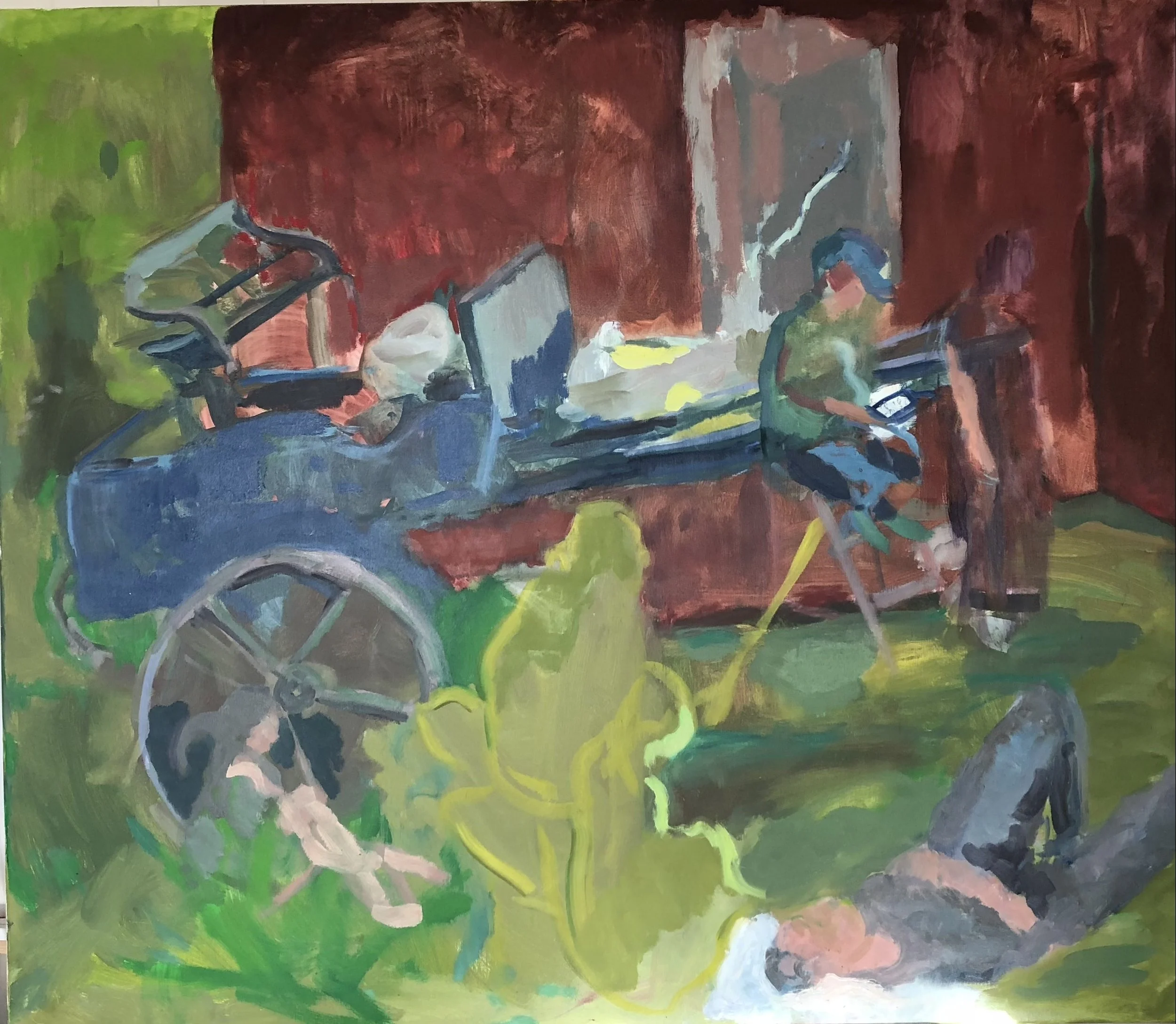 Painting: Gvila, The Carriage